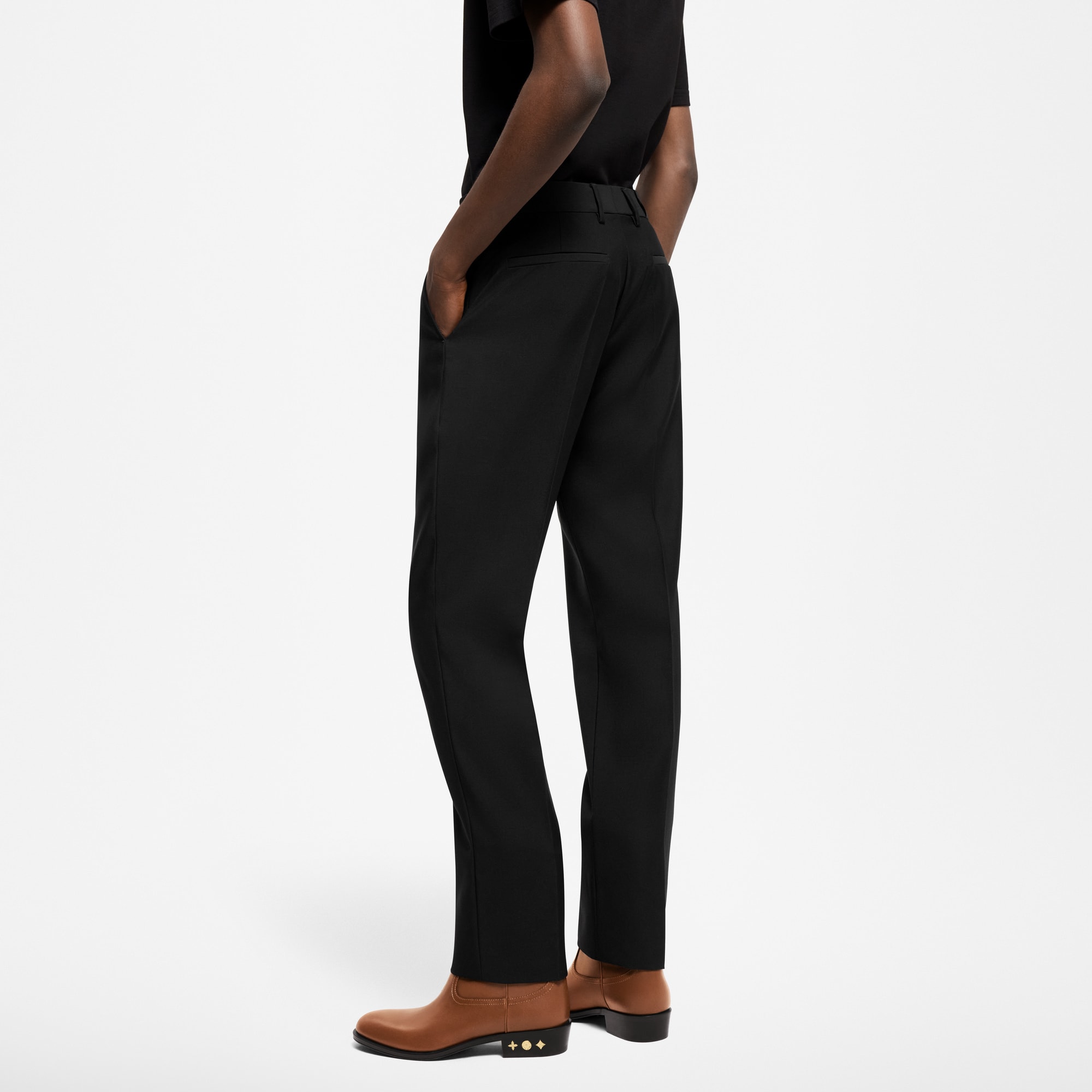 Pantaloni da sera aderenti in lana  Uomo Abbigliamento Pantaloni | LOUIS VUITTON (Zoom prodotto)