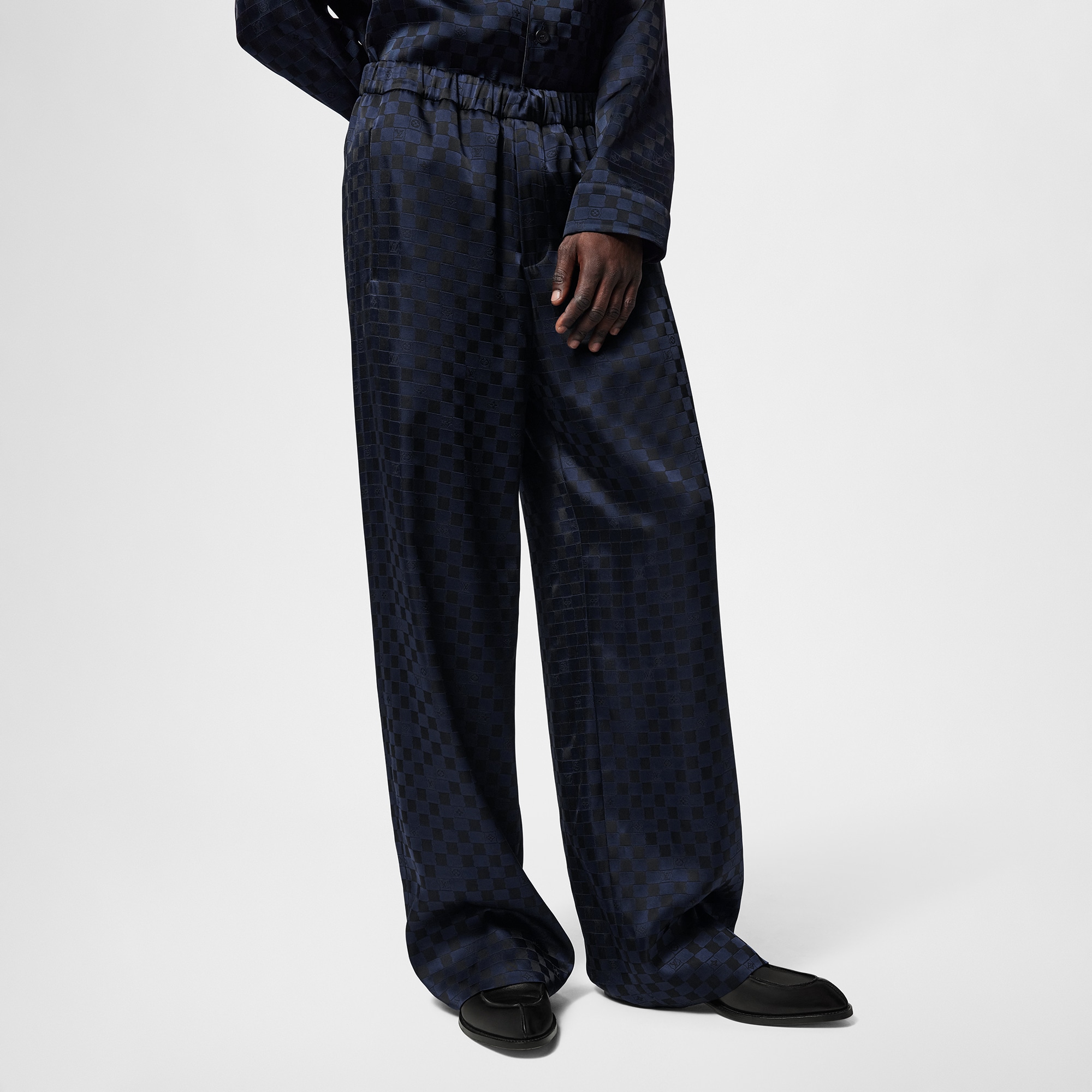 Pantaloni da sera morbidi in misto seta  Uomo Abbigliamento Pantaloni | LOUIS VUITTON (Zoom prodotto)