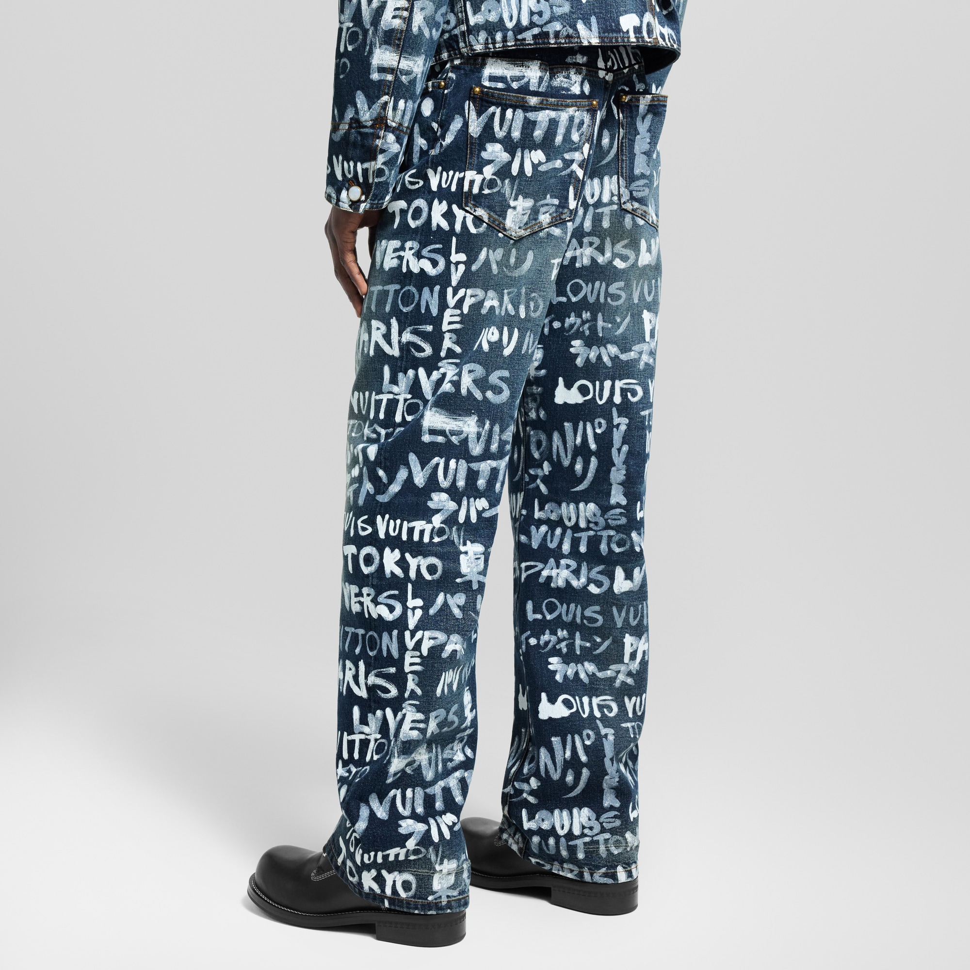 Pantaloni da skate in denim  Uomo Abbigliamento Collezione Denim | LOUIS VUITTON (Zoom prodotto)