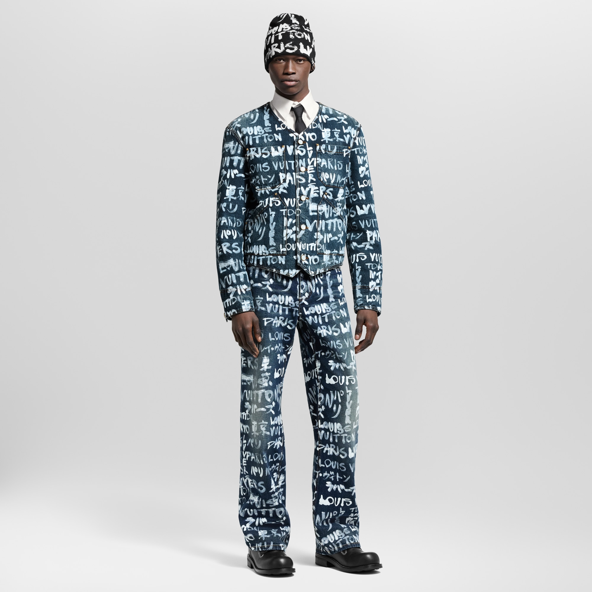 Pantaloni da skate in denim  Uomo Abbigliamento Collezione Denim | LOUIS VUITTON (Zoom prodotto)