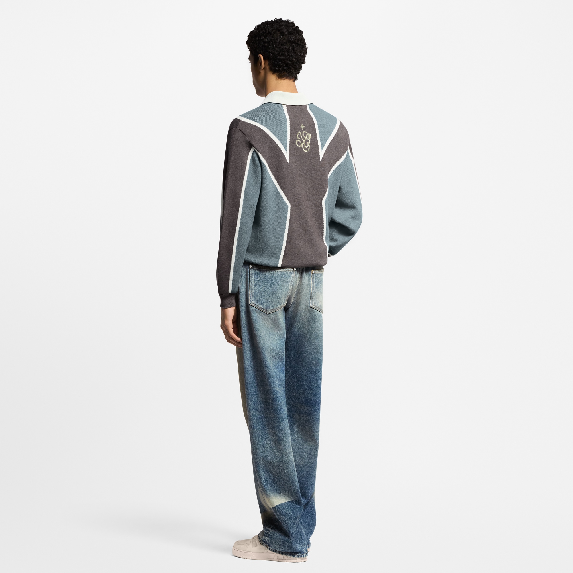 Pantaloni da skate in denim con effetto sbiadito  Uomo Abbigliamento Collezione Denim | LOUIS VUITTON (Zoom prodotto)