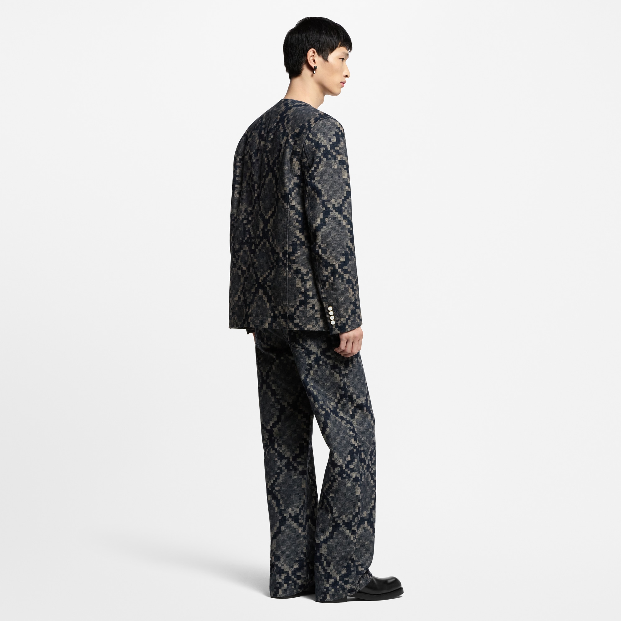 Pantaloni da skate in denim con motivo grafico  Uomo Abbigliamento Collezione Denim | LOUIS VUITTON (Zoom prodotto)
