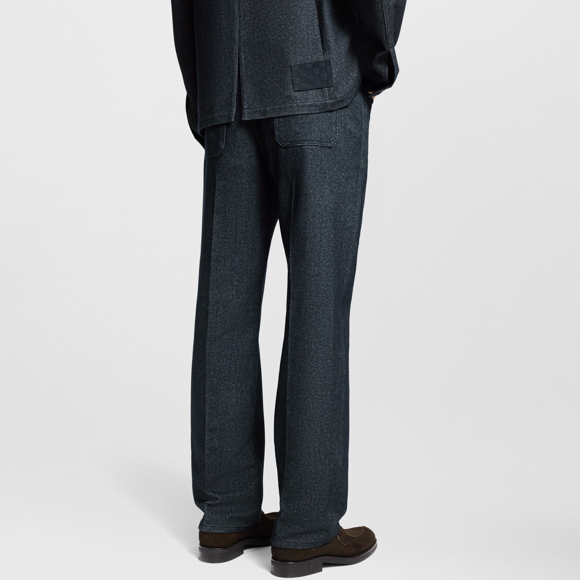 Pantaloni formali in denim misto cachemire  Uomo Abbigliamento Collezione Denim | LOUIS VUITTON (Zoom prodotto)