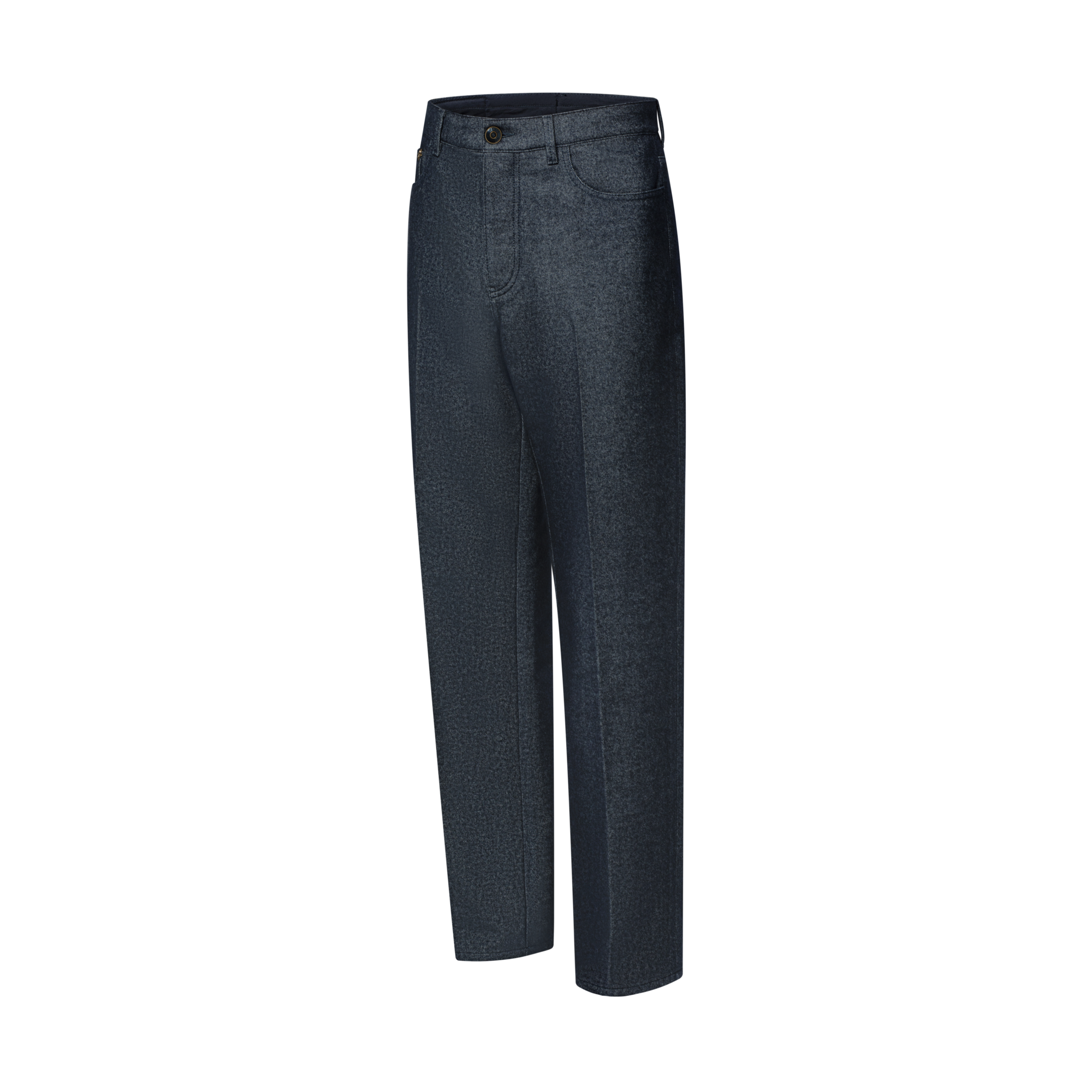 Pantaloni formali in denim misto cachemire  Uomo Abbigliamento Collezione Denim | LOUIS VUITTON (Zoom prodotto)