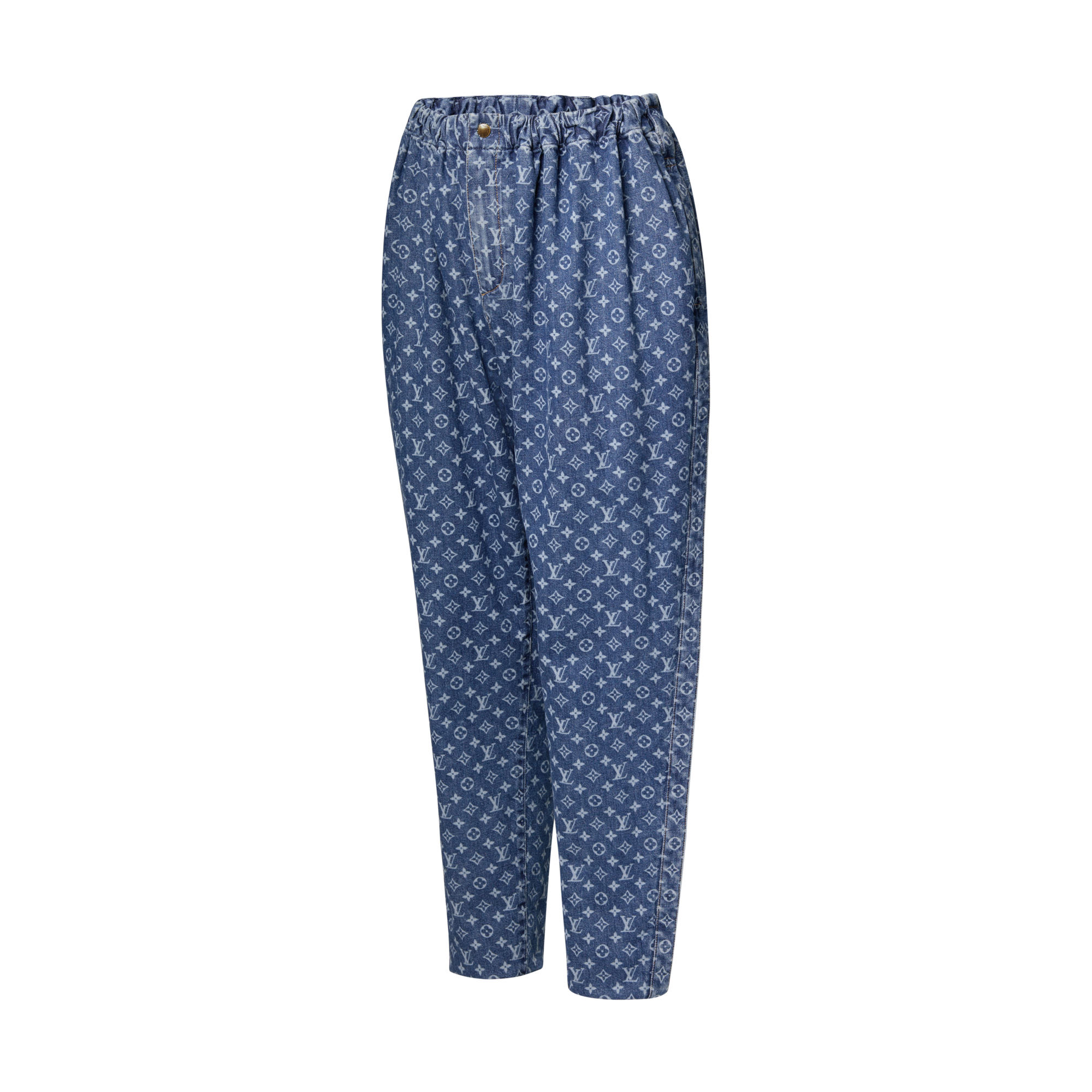 Pantaloni in denim con motivo Monogram  Donna Abbigliamento Pantaloni | LOUIS VUITTON (Zoom prodotto)