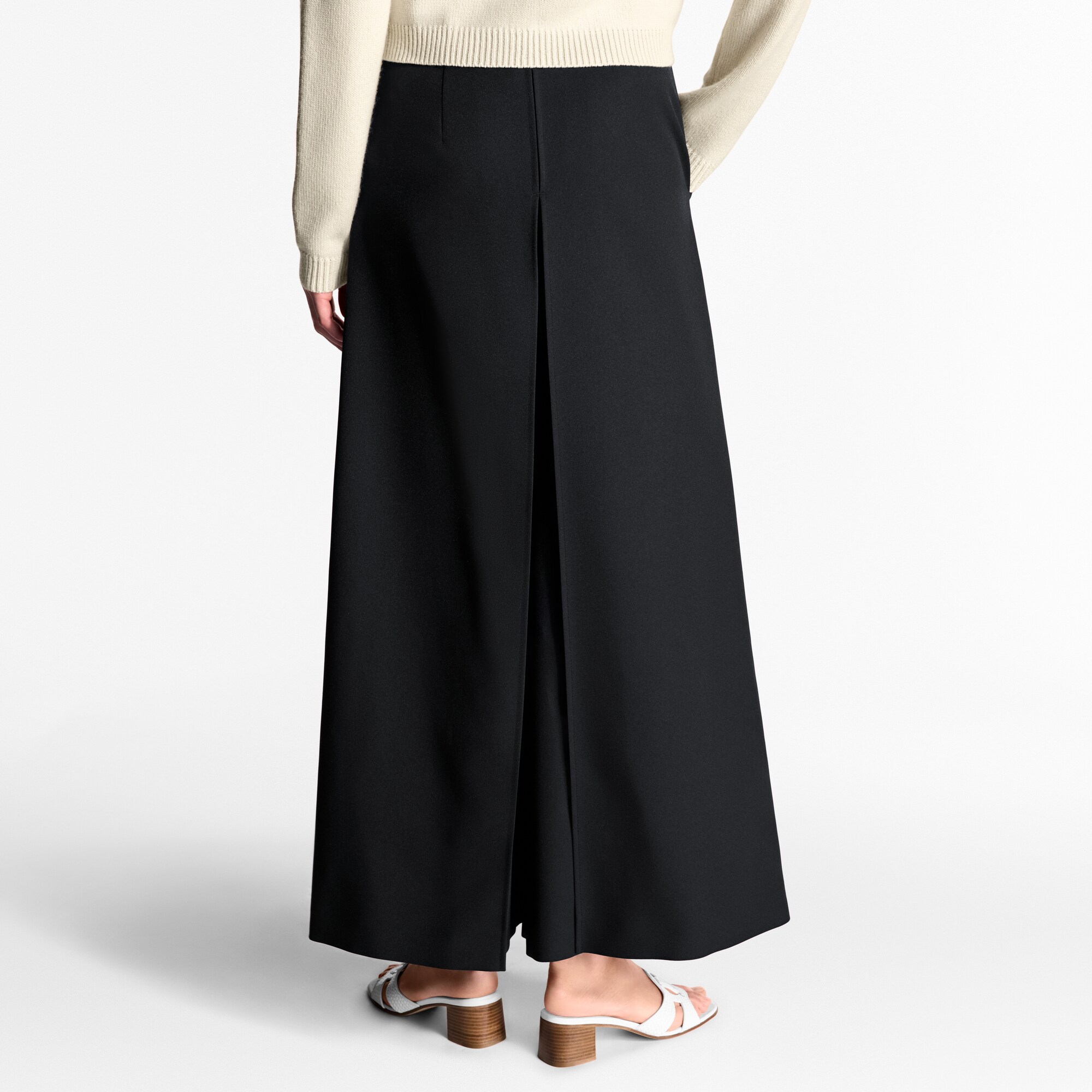 Pantaloni in gabardine con pieghe  Donna Abbigliamento Pantaloni | LOUIS VUITTON (Zoom prodotto)