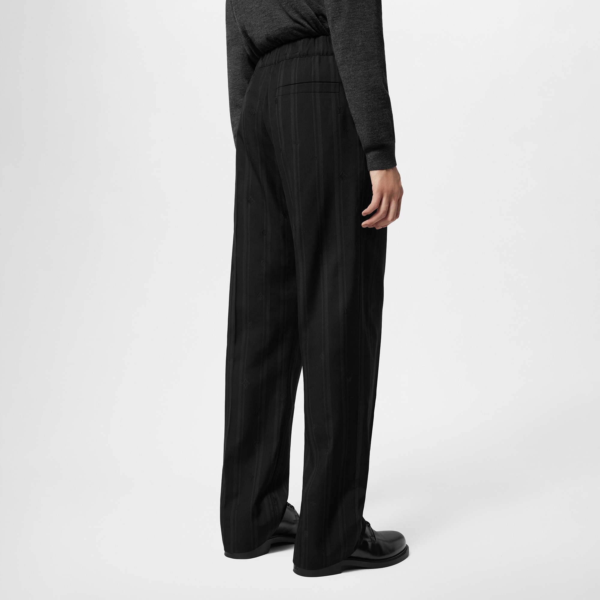 Pantaloni in lana con coulisse  Uomo Abbigliamento Pantaloni | LOUIS VUITTON (Zoom prodotto)
