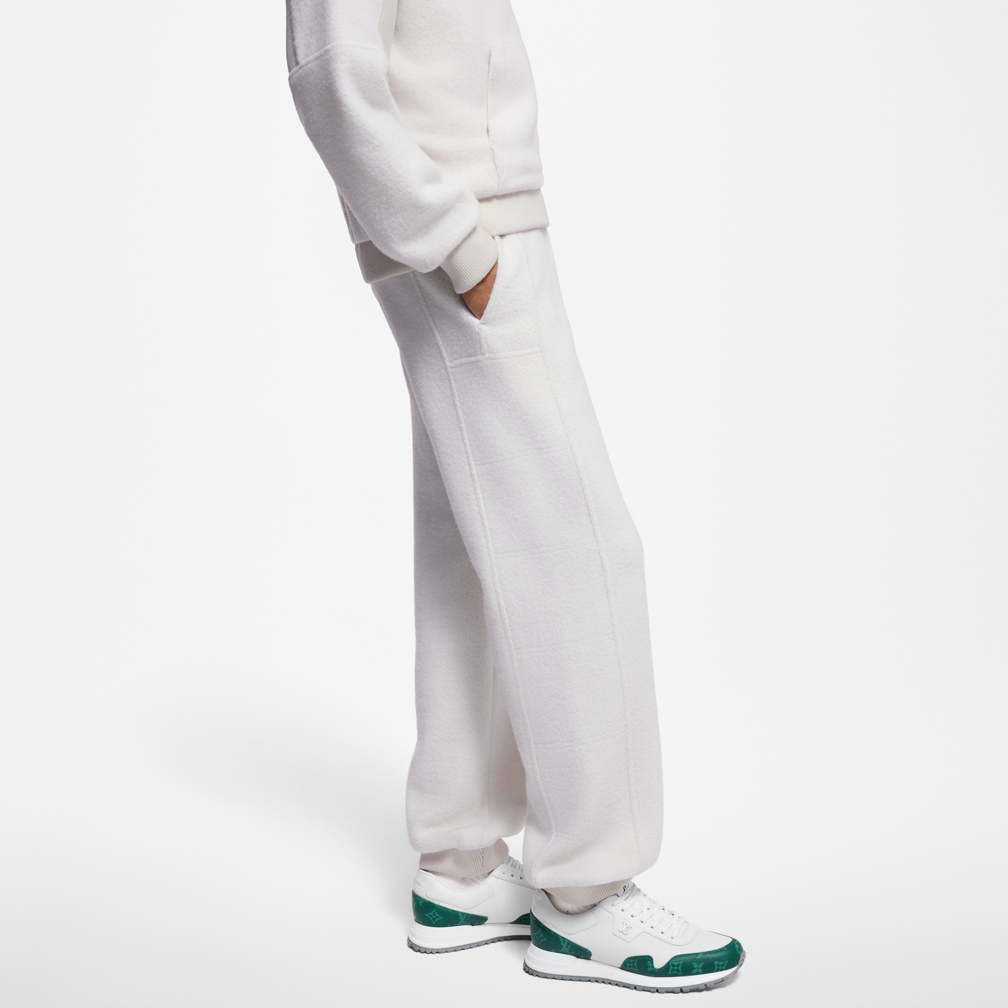 Pantaloni in lana testurizzata trapuntata  Uomo Abbigliamento Tutti i Capi di Abbigliamento | LOUIS VUITTON (Zoom prodotto)