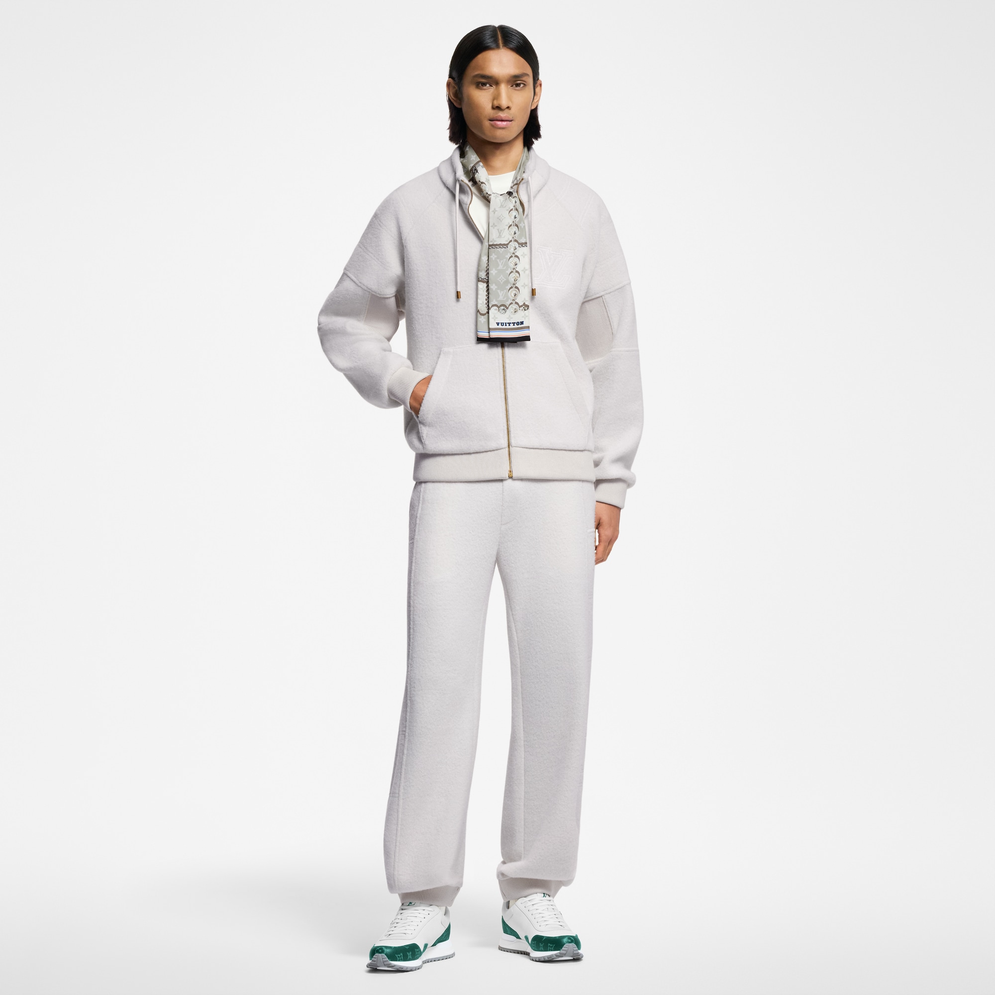 Pantaloni in lana testurizzata trapuntata  Uomo Abbigliamento Tutti i Capi di Abbigliamento | LOUIS VUITTON (Zoom prodotto)