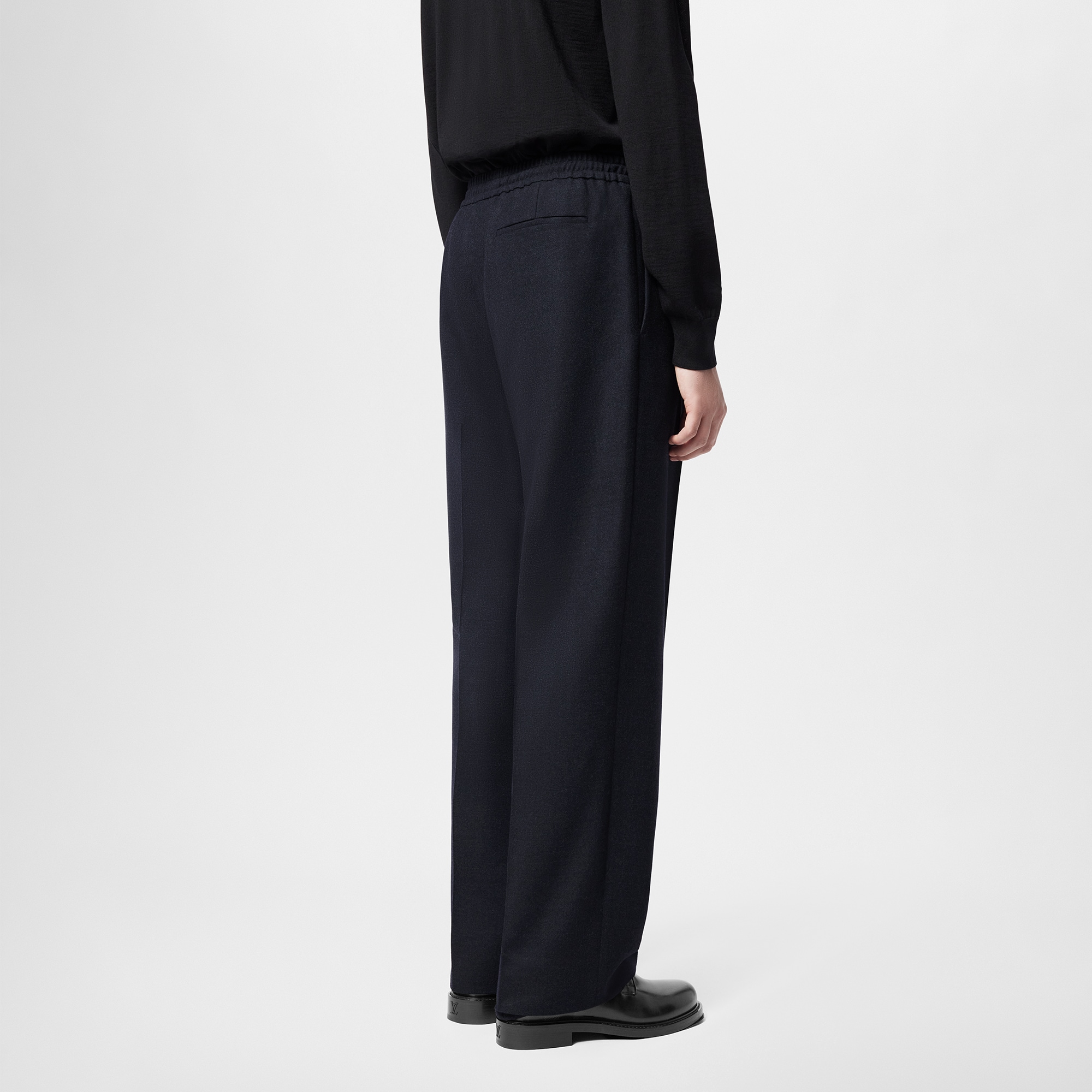 Pantaloni in misto lana con coulisse  Uomo Abbigliamento Pantaloni | LOUIS VUITTON (Zoom prodotto)