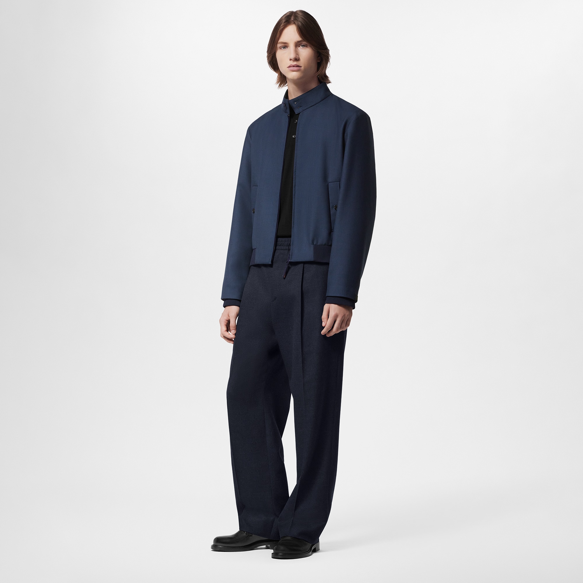 Pantaloni in misto lana con coulisse  Uomo Abbigliamento Pantaloni | LOUIS VUITTON (Zoom prodotto)
