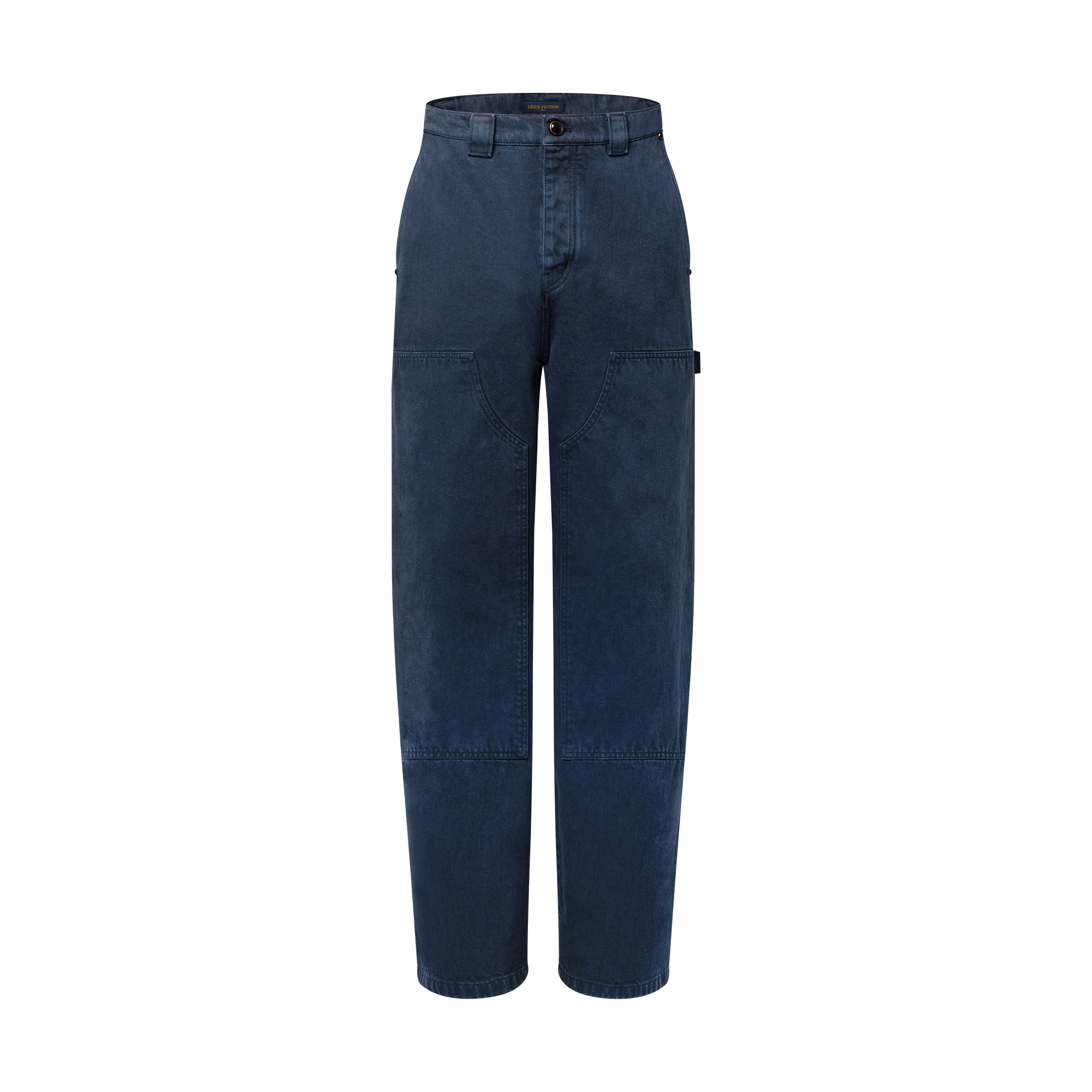 Pantaloni in stile workwear in denim tinto in capo  Uomo Abbigliamento Collezione Denim | LOUIS VUITTON (Zoom prodotto)