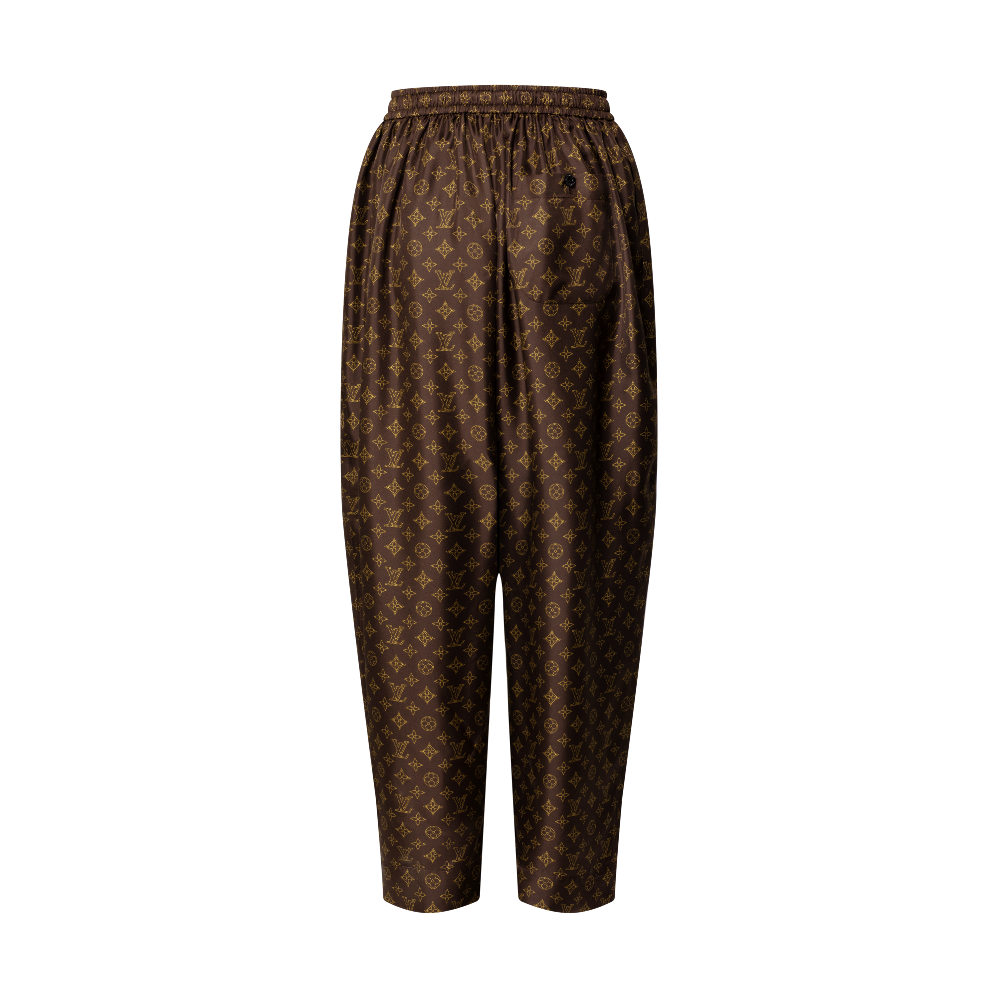 Pantaloni larghi morbidi con motivo Monogram Mahina  Donna Abbigliamento Pantaloni | LOUIS VUITTON (Zoom prodotto)
