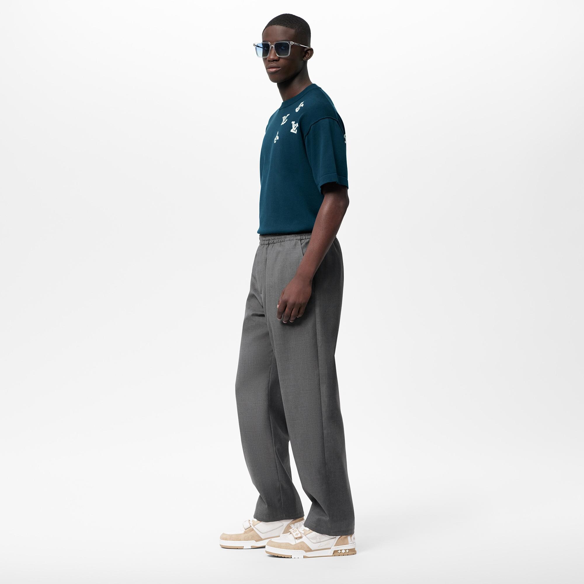 Pantaloni morbidi con motivo impresso Karakoram  Uomo Discontinued Product Obs 10 | LOUIS VUITTON (Zoom prodotto)