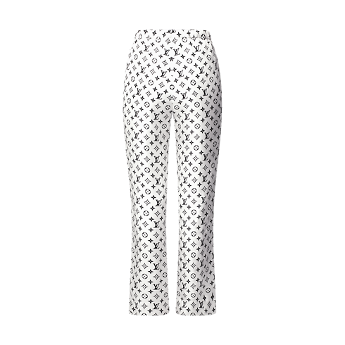 Pantaloni morbidi con motivo Monogram Donna Abbigliamento Pantaloni | LOUIS VUITTON (Zoom prodotto)