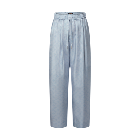 Pantaloni morbidi con motivo Monogram Mahina Donna Abbigliamento Pantaloni | LOUIS VUITTON (Zoom prodotto)