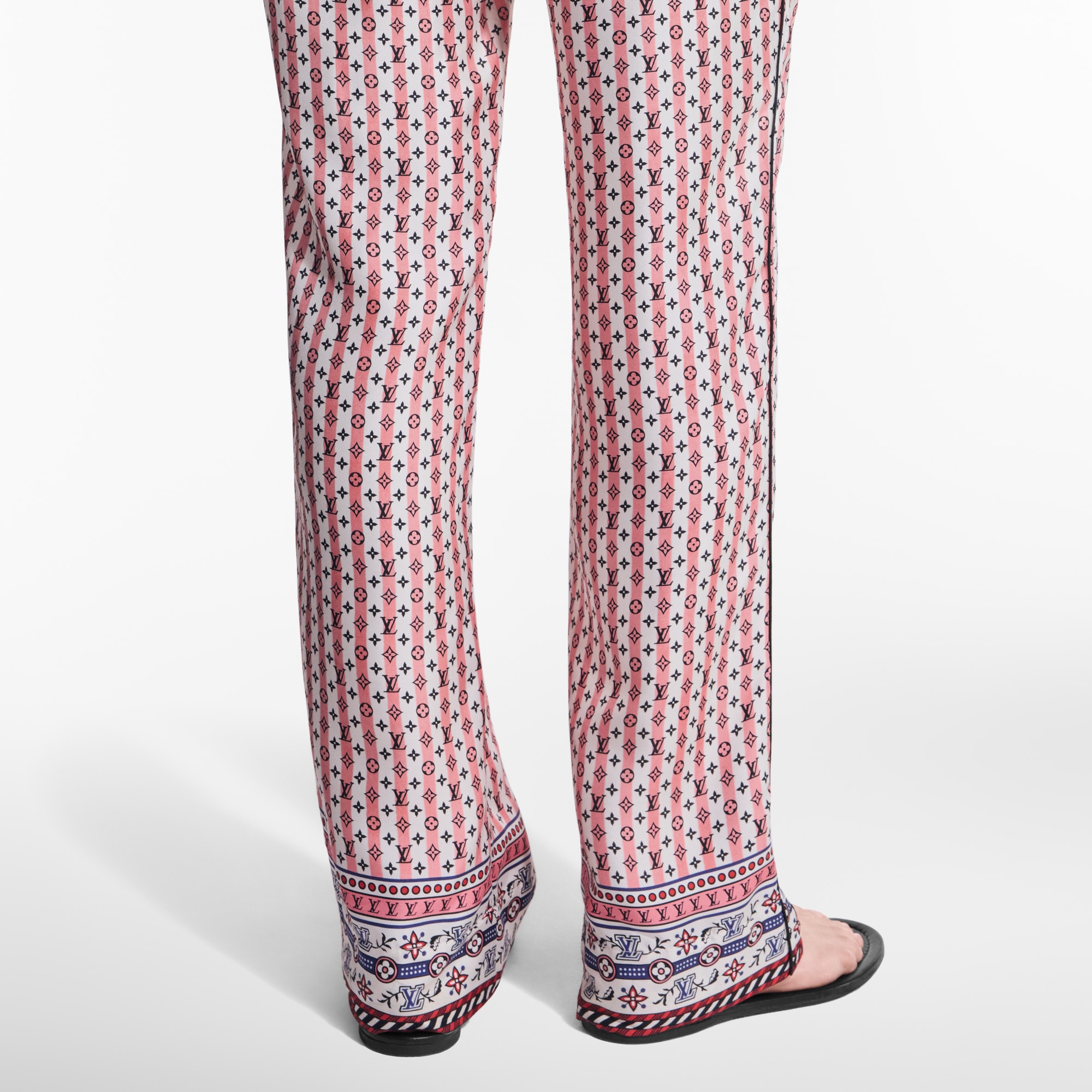 Pantaloni morbidi con stampa Scarf  Donna Abbigliamento Pantaloni | LOUIS VUITTON (Zoom prodotto)