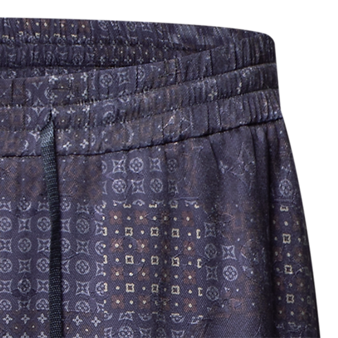 Pantaloni morbidi in misto seta con motivo Damier Uomo Abbigliamento Tutti i Capi di Abbigliamento | LOUIS VUITTON (Zoom prodotto)