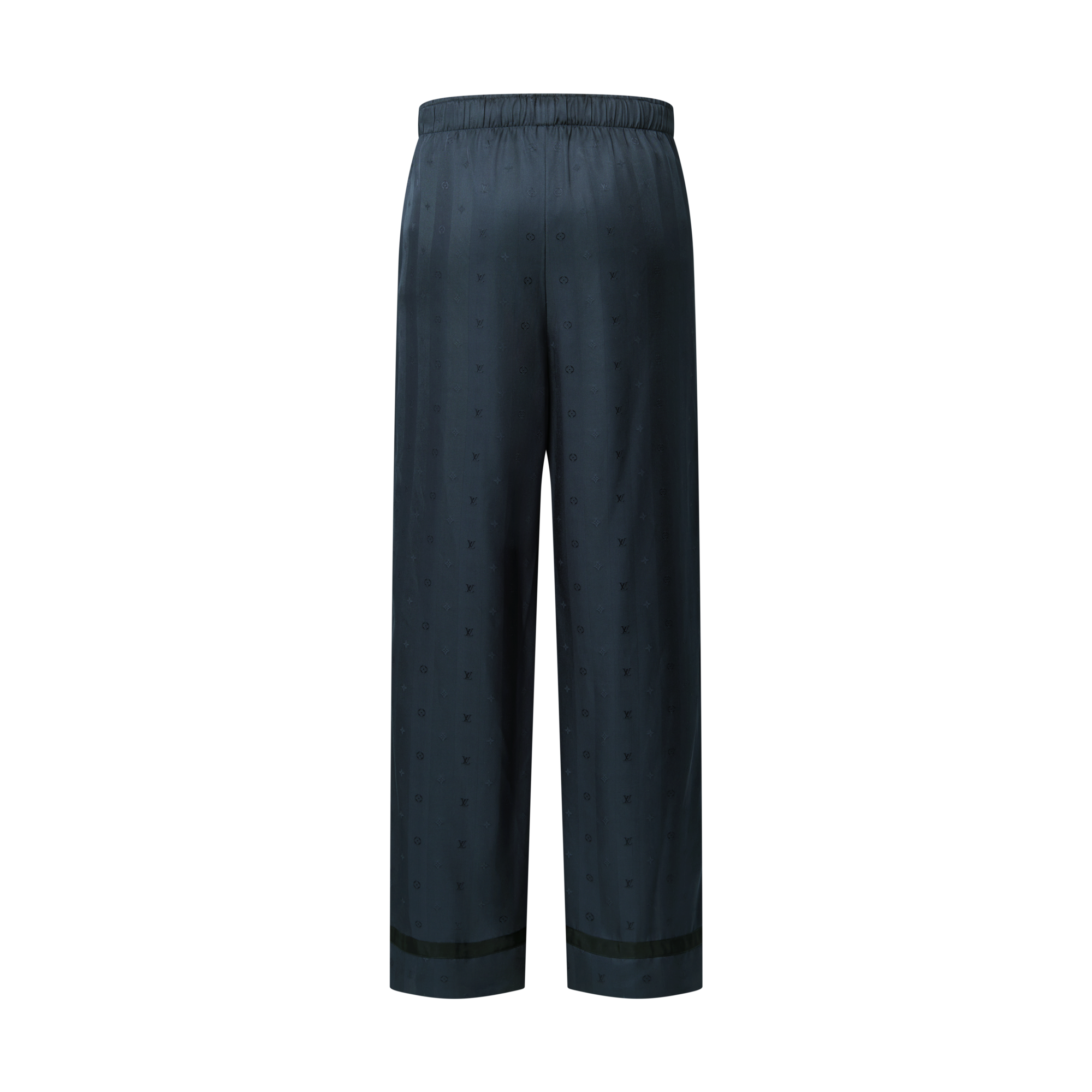 Pantaloni morbidi in misto seta con motivo Monogram  Uomo Abbigliamento Pantaloni | LOUIS VUITTON (Zoom prodotto)