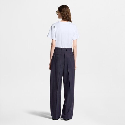 Pantaloni sartoriali con motivo gessato Donna Abbigliamento Pantaloni | LOUIS VUITTON (Zoom prodotto)