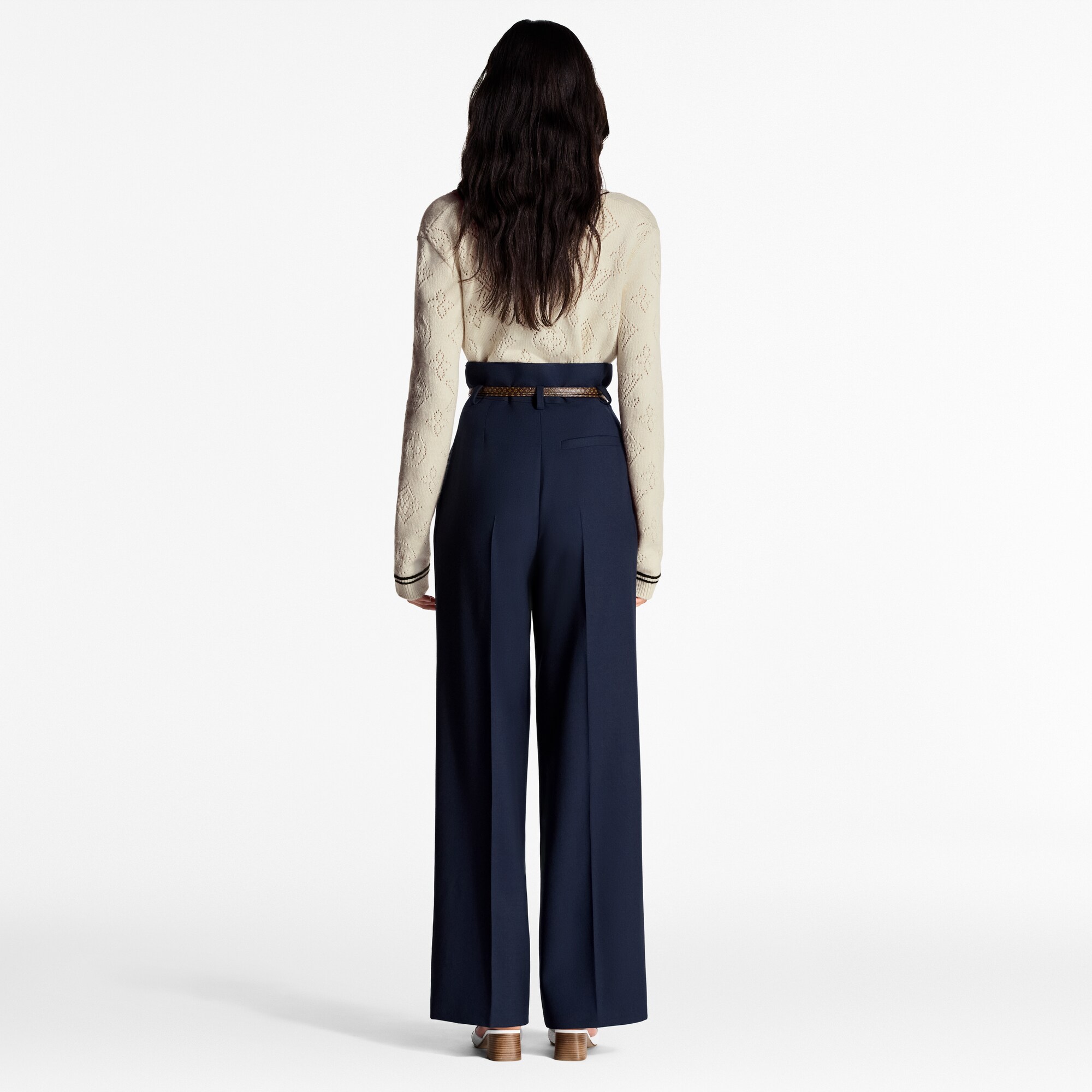 Pantaloni sartoriali con vita a sacchetto  Donna Abbigliamento Pantaloni | LOUIS VUITTON (Zoom prodotto)