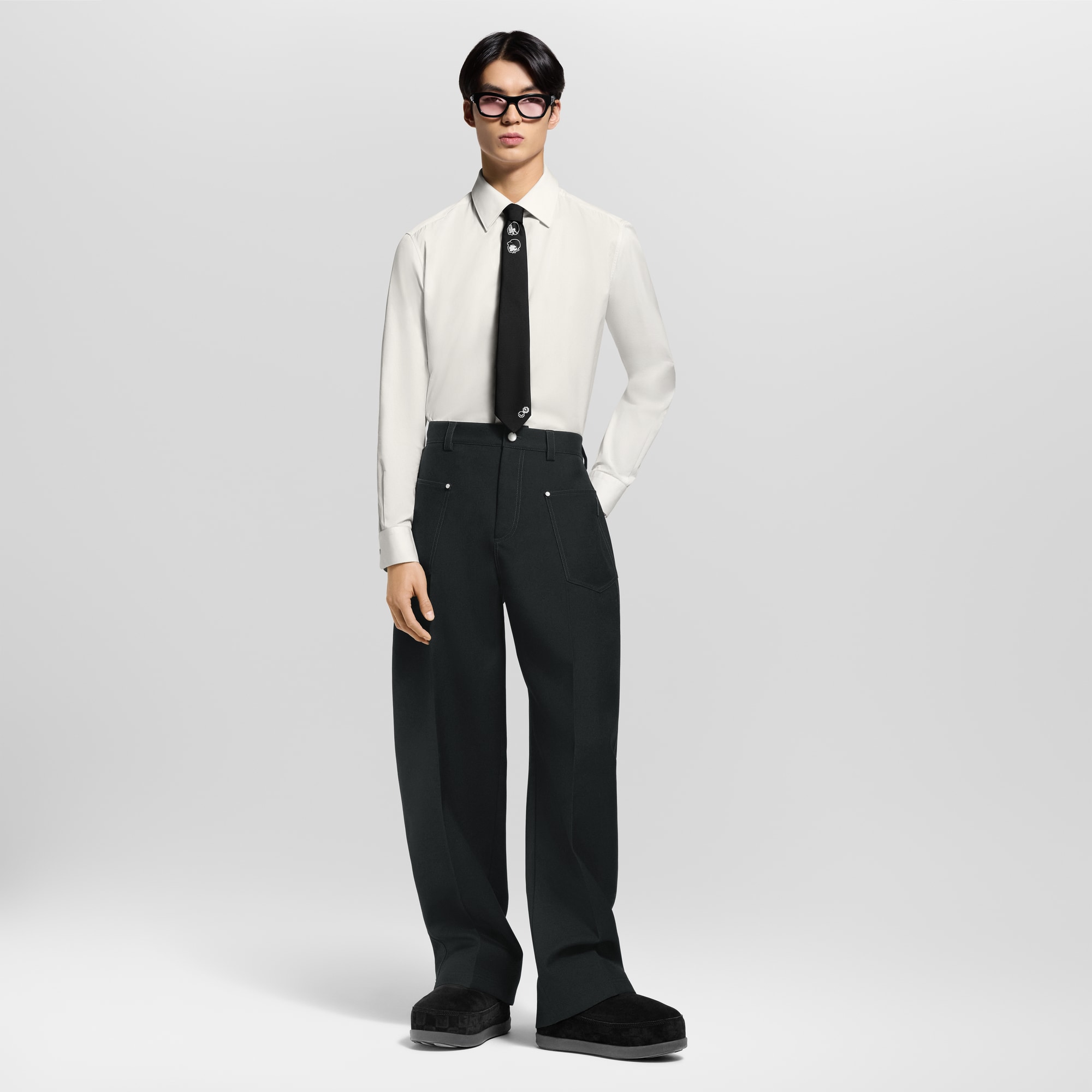 Pantaloni sartoriali in stile workwear  Uomo Abbigliamento Pantaloni | LOUIS VUITTON (Zoom prodotto)