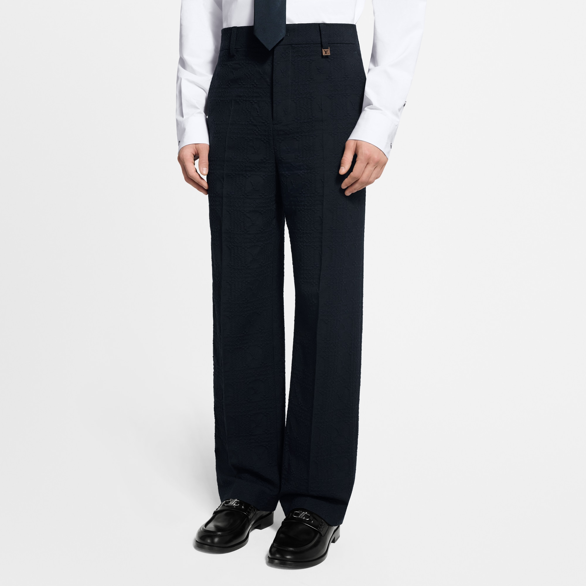 Pantaloni sartoriali testurizzati  Uomo Abbigliamento Pantaloni | LOUIS VUITTON (Zoom prodotto)
