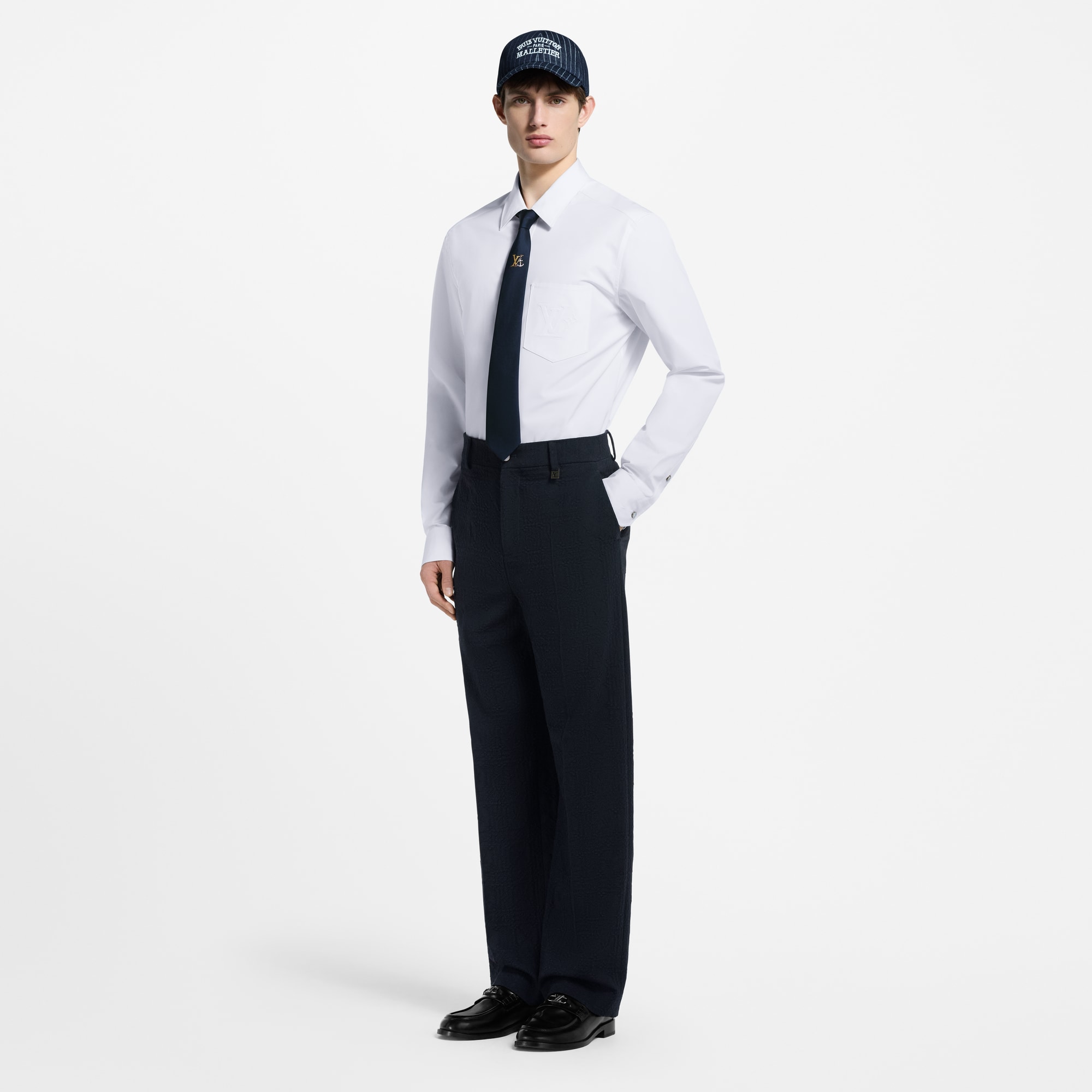 Pantaloni sartoriali testurizzati  Uomo Abbigliamento Pantaloni | LOUIS VUITTON (Zoom prodotto)