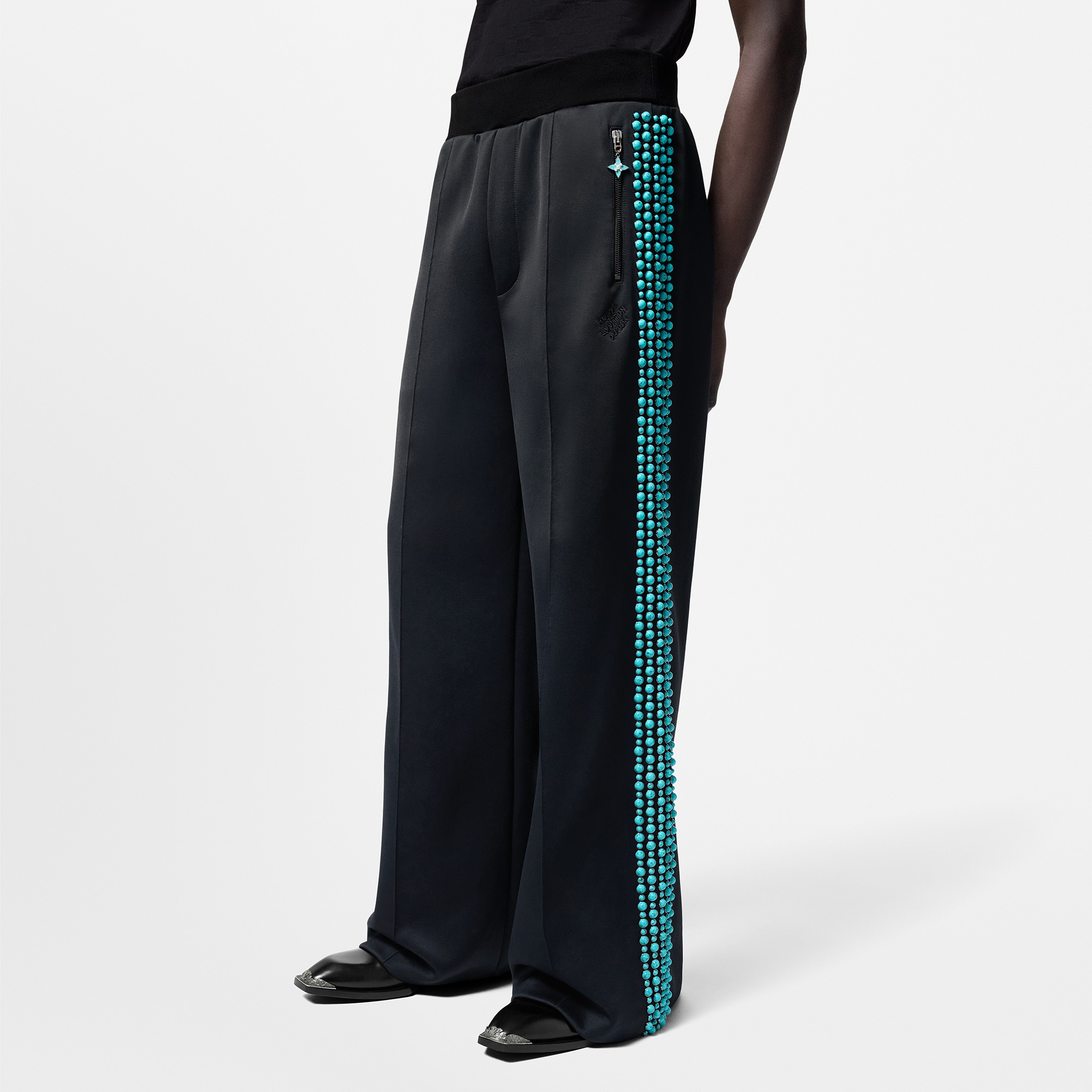 Pantaloni sportivi in cotone con decori  Uomo Abbigliamento Pantaloni | LOUIS VUITTON (Zoom prodotto)