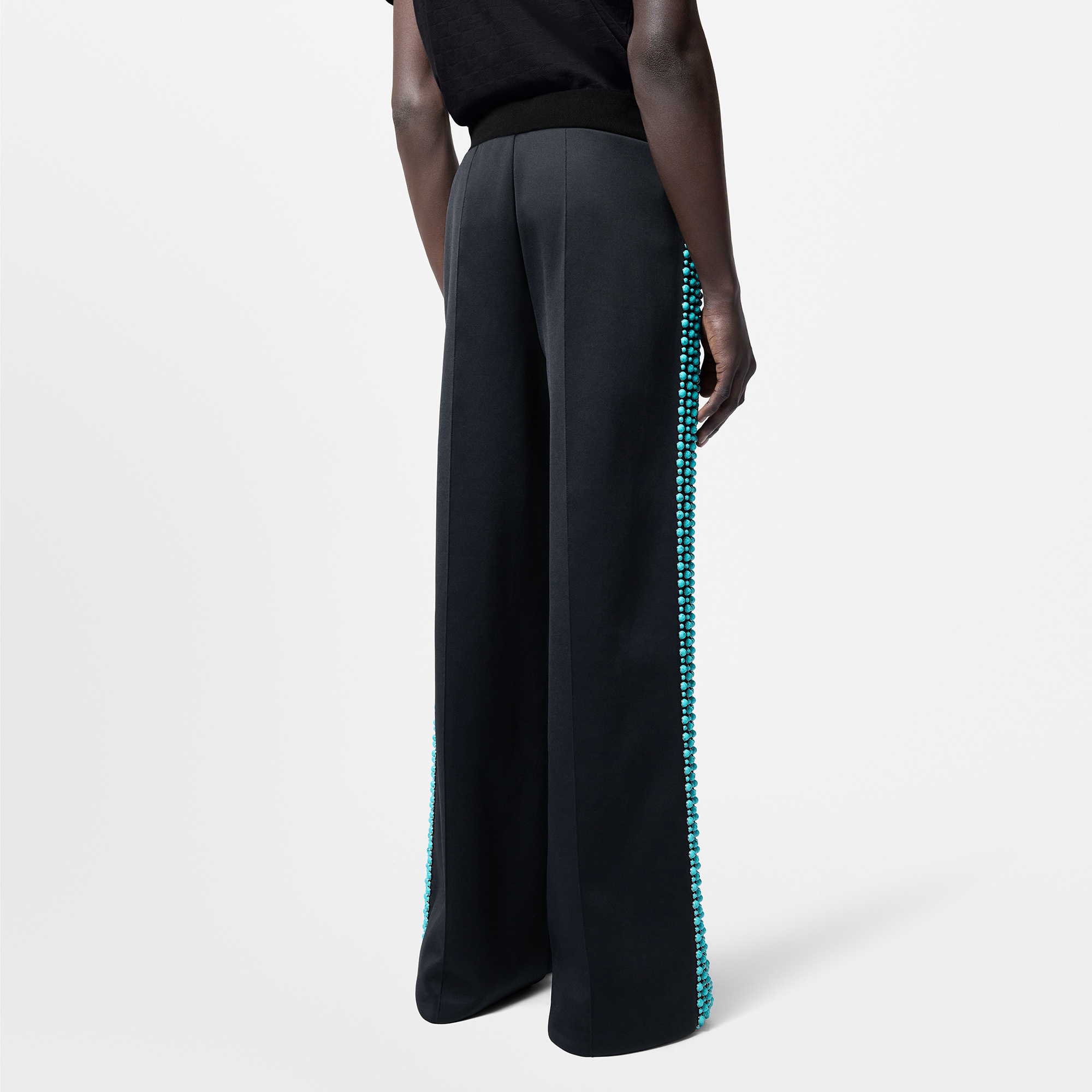 Pantaloni sportivi in cotone con decori  Uomo Abbigliamento Pantaloni | LOUIS VUITTON (Zoom prodotto)