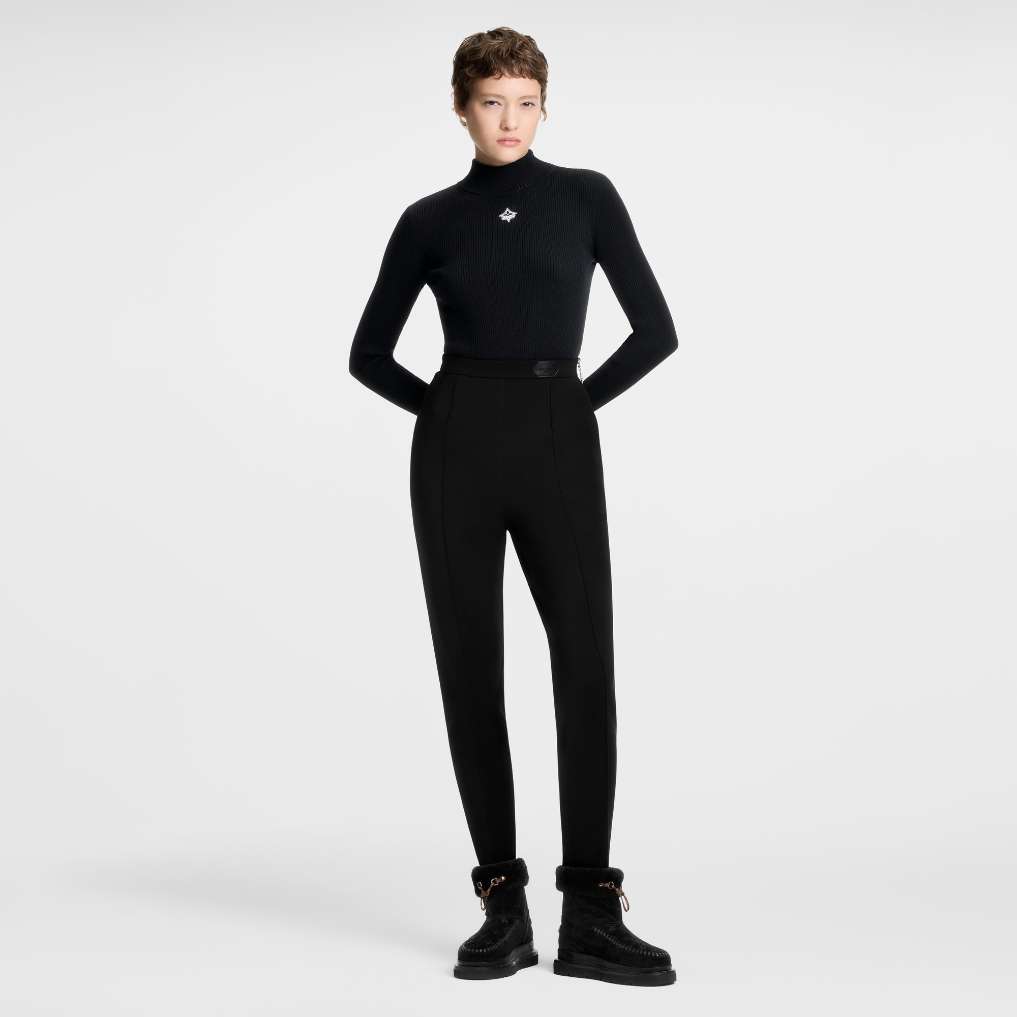 Pantaloni stile cavallerizza in jersey tecnico  Donna Abbigliamento Pantaloni | LOUIS VUITTON (Zoom prodotto)