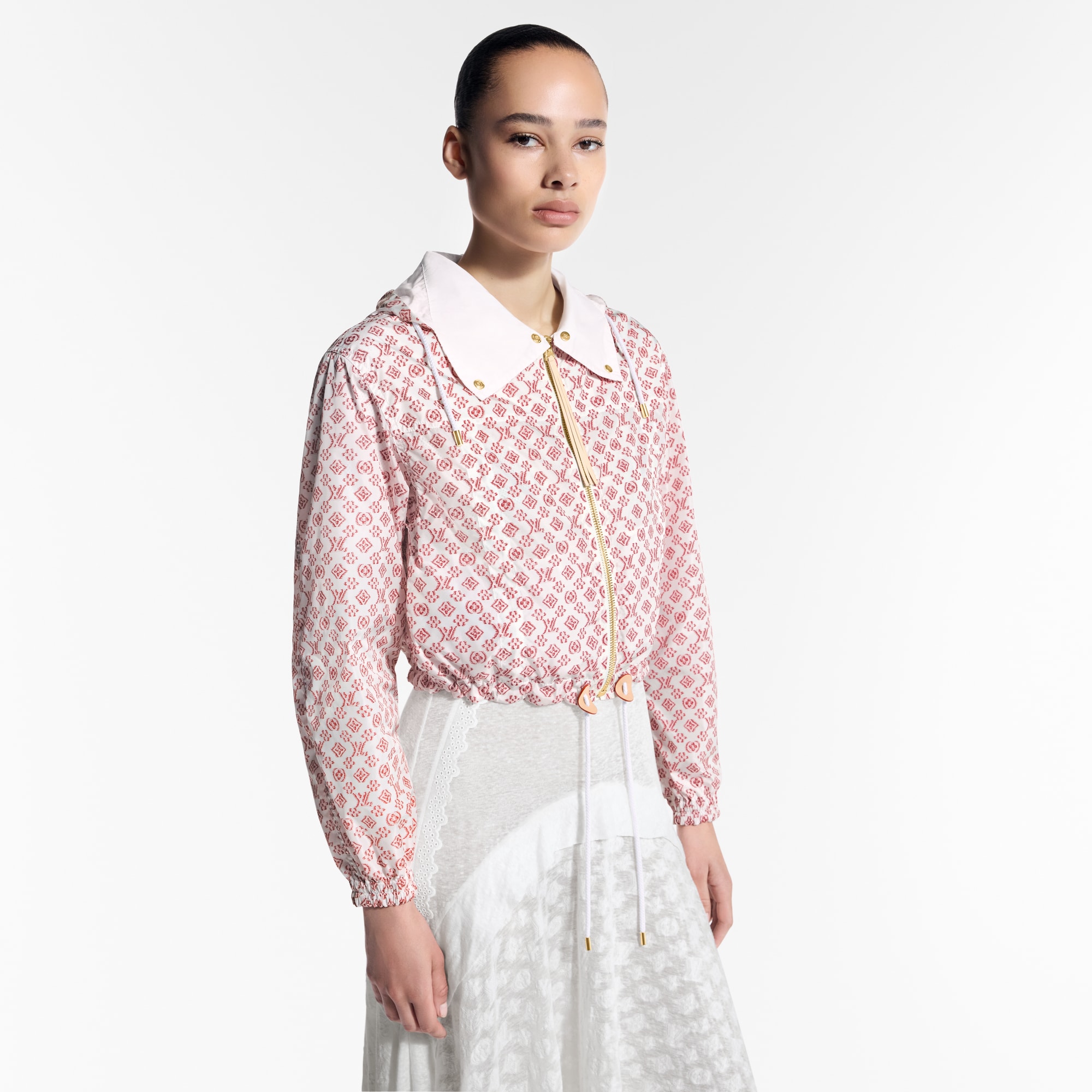 Parka con motivo Monogram 3D e cappuccio  Donna Abbigliamento Cappotti e Giacche | LOUIS VUITTON (Zoom prodotto)