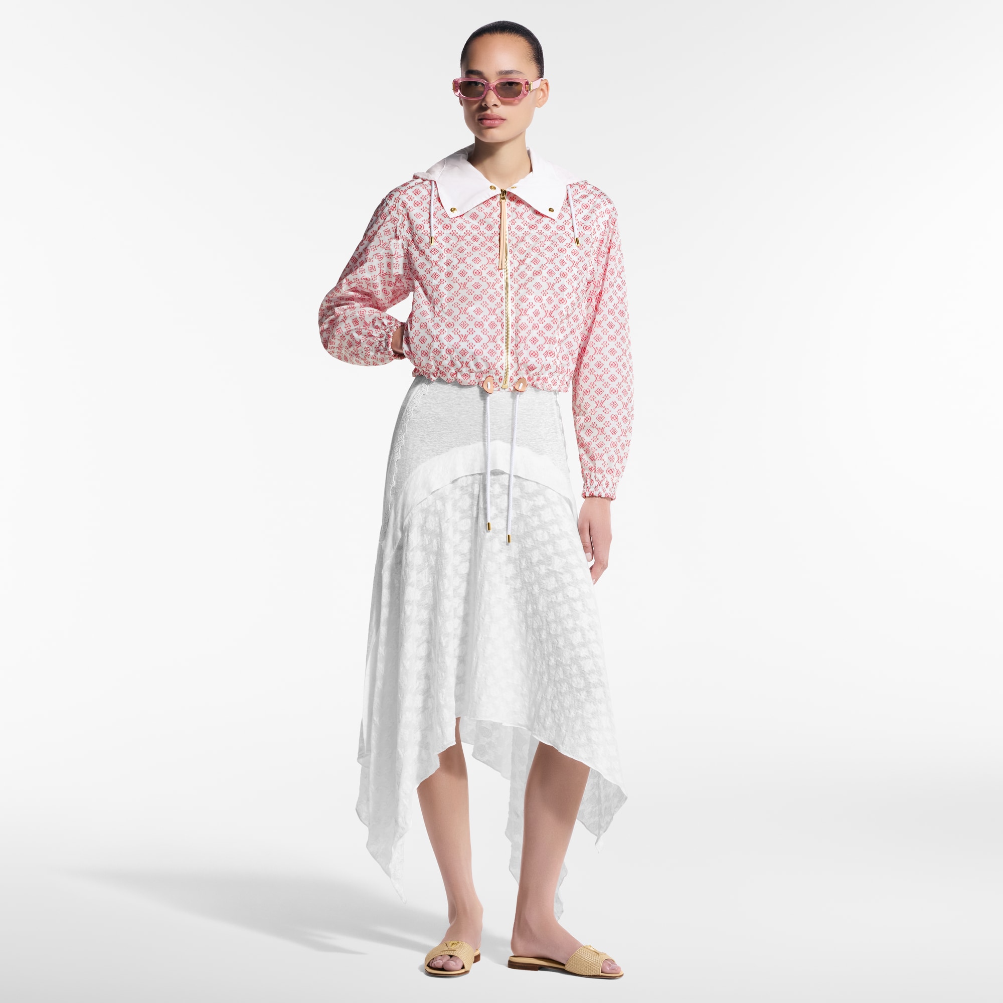 Parka con motivo Monogram 3D e cappuccio  Donna Abbigliamento Cappotti e Giacche | LOUIS VUITTON (Zoom prodotto)