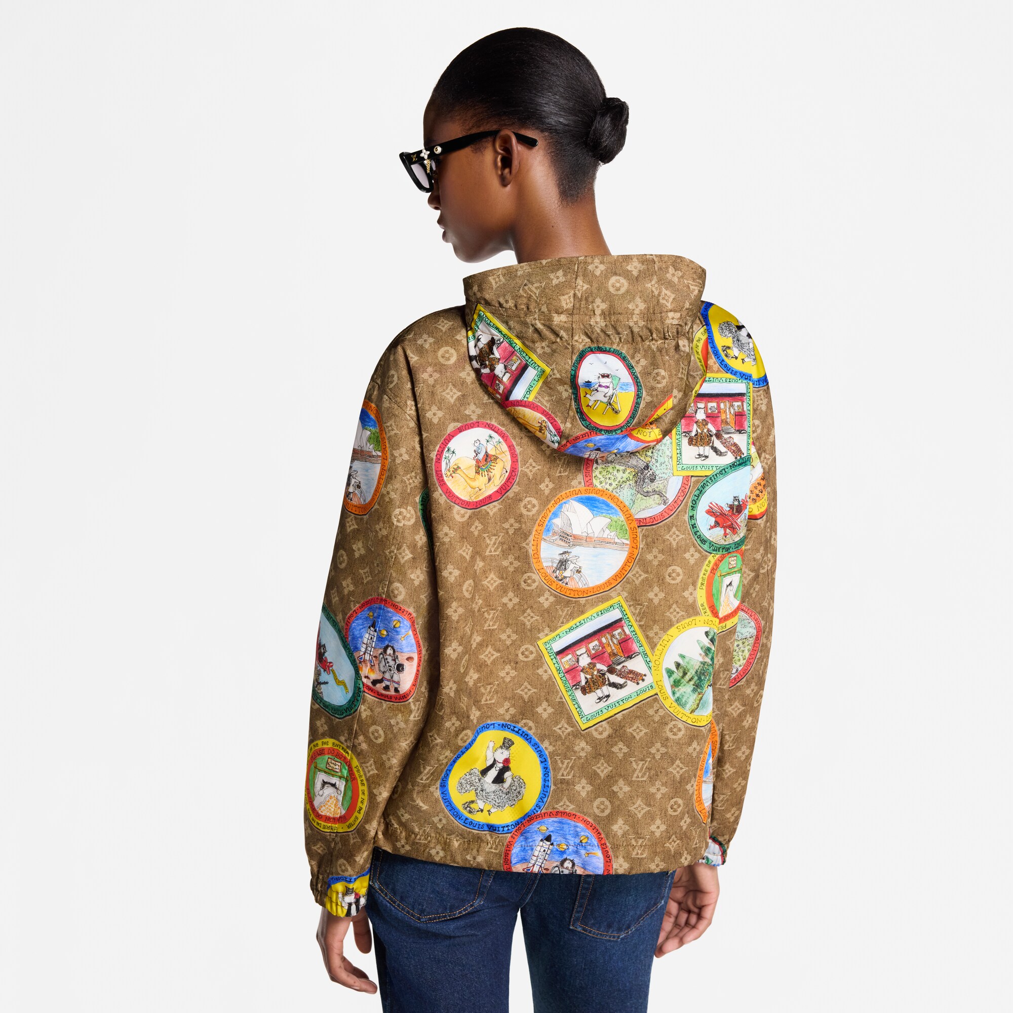 Parka con motivo Monogram Cat Stamp  Donna Abbigliamento Cappotti e Giacche | LOUIS VUITTON (Zoom prodotto)