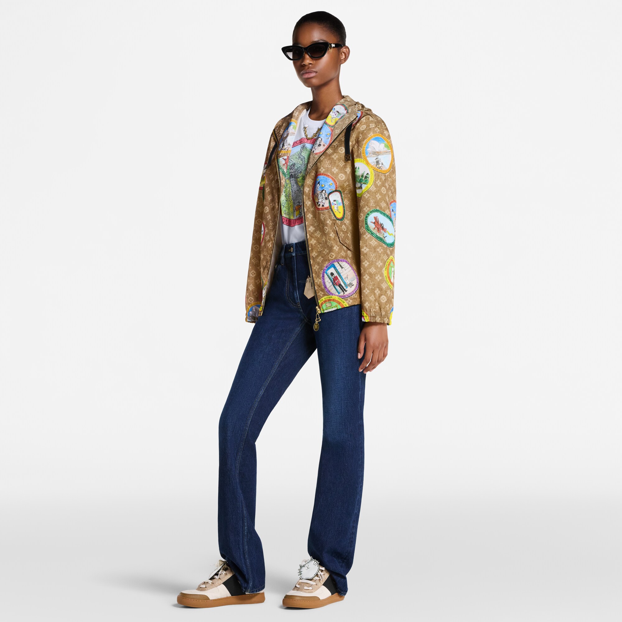 Parka con motivo Monogram Cat Stamp  Donna Abbigliamento Cappotti e Giacche | LOUIS VUITTON (Zoom prodotto)