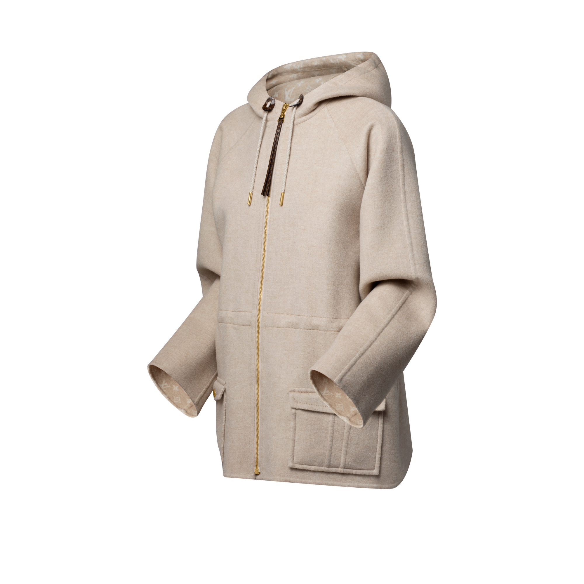 Parka double face con cappuccio  Donna Abbigliamento Cappotti e Giacche | LOUIS VUITTON (Zoom prodotto)