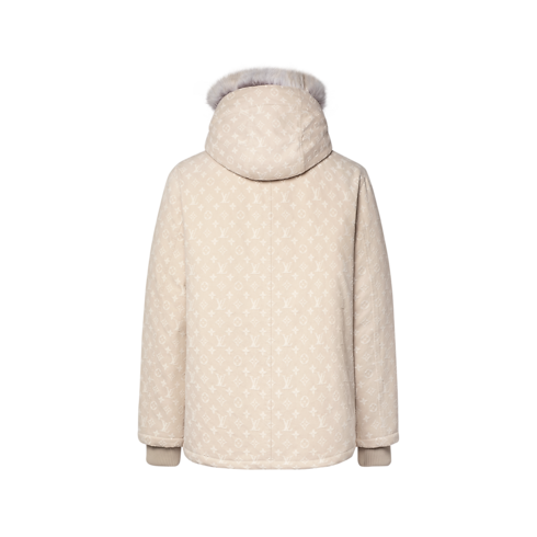 Parka imbottito in denim impermeabile con motivo Monogram Uomo Abbigliamento Tutti i Capi di Abbigliamento | LOUIS VUITTON (Zoom prodotto)