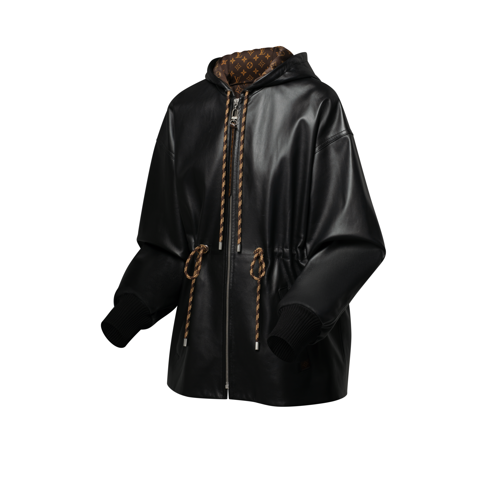 Parka in pelle con sopragonna  Donna Abbigliamento Cappotti e Giacche | LOUIS VUITTON (Zoom prodotto)