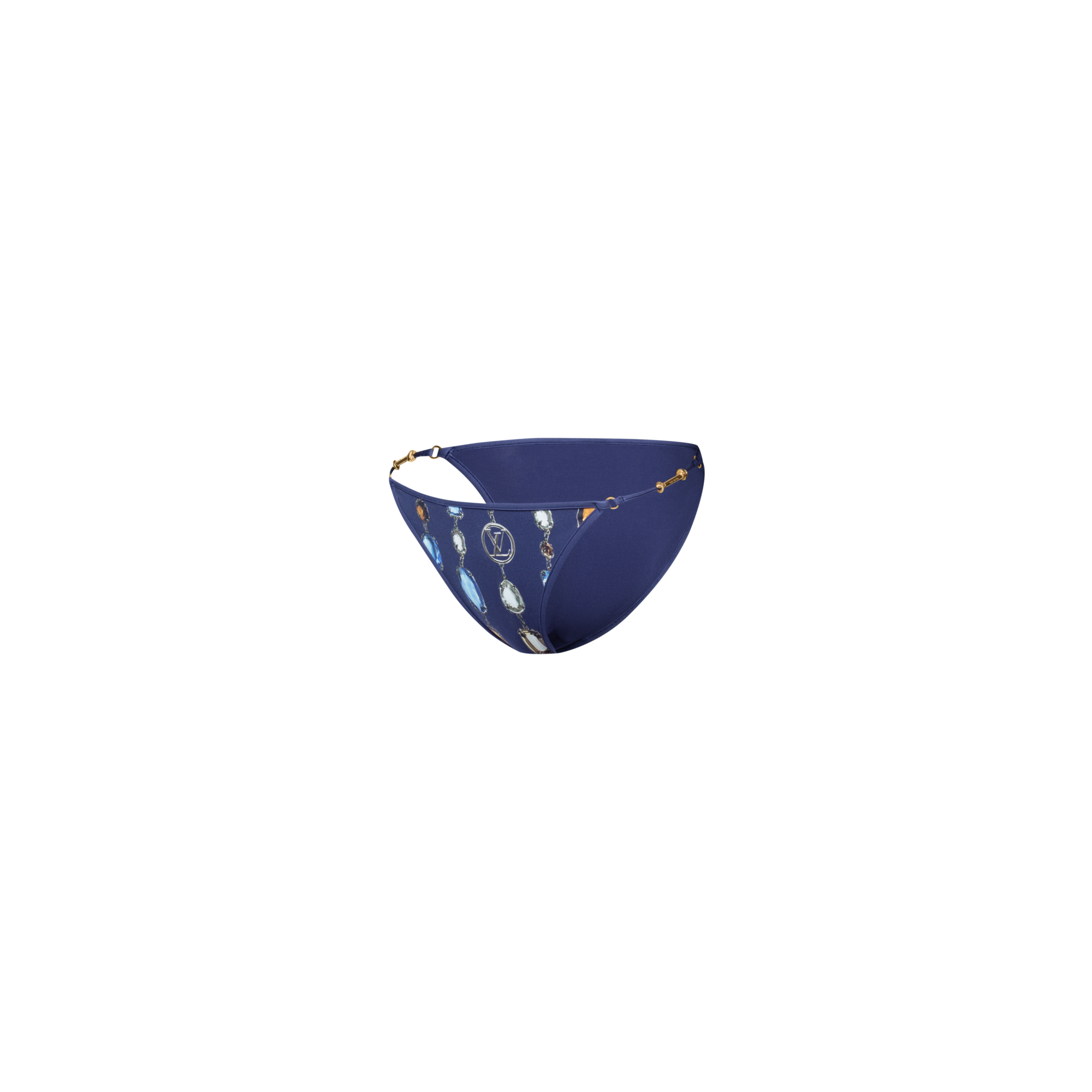 Parte inferiore bikini con motivo di collana stampato  Donna Abbigliamento Costumi | LOUIS VUITTON (Zoom prodotto)