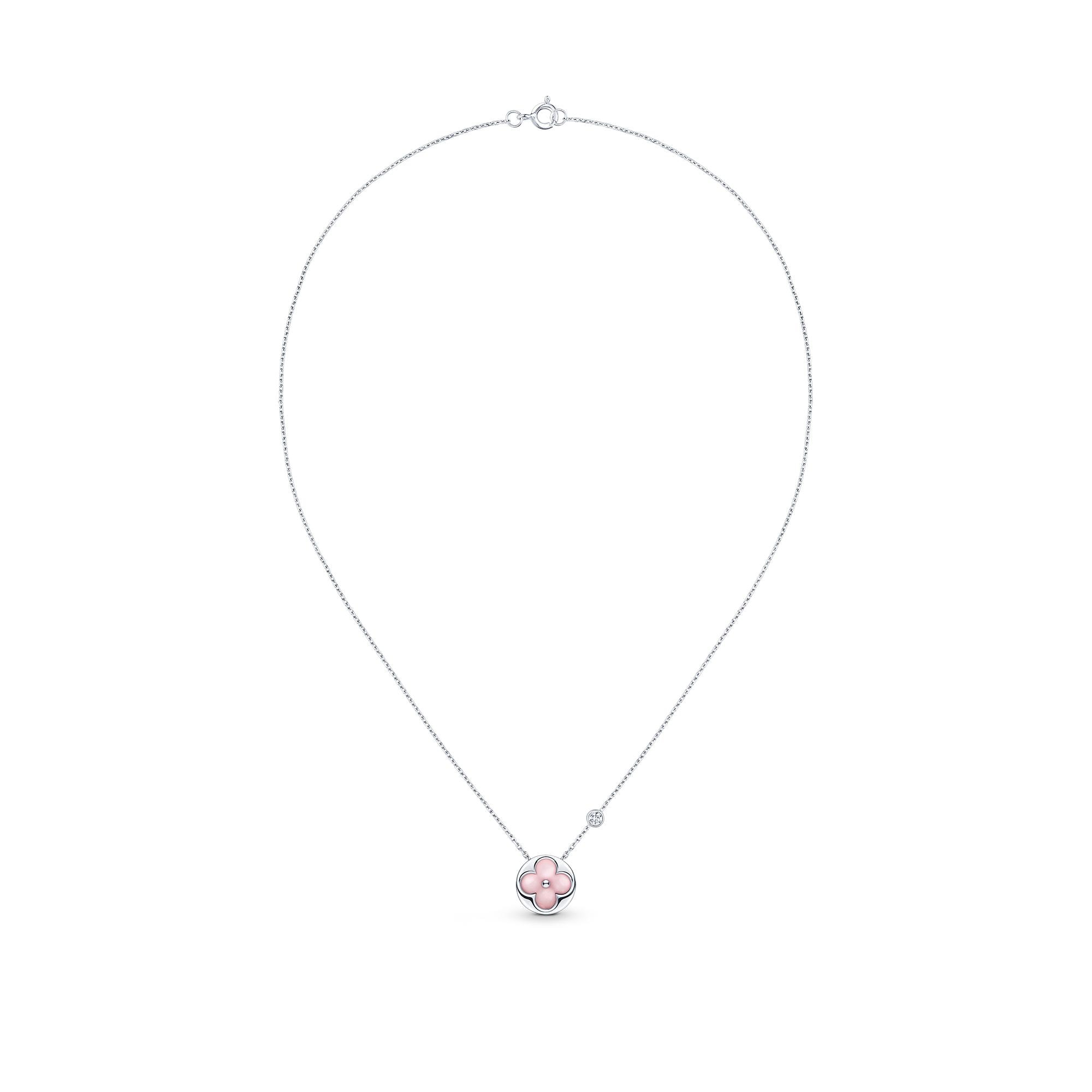 Pendente Color Blossom Bb Sun, oro bianco, opale rosa e diamante  Gioielli Categorie Tutta la Gioielleria | LOUIS VUITTON (Zoom prodotto)