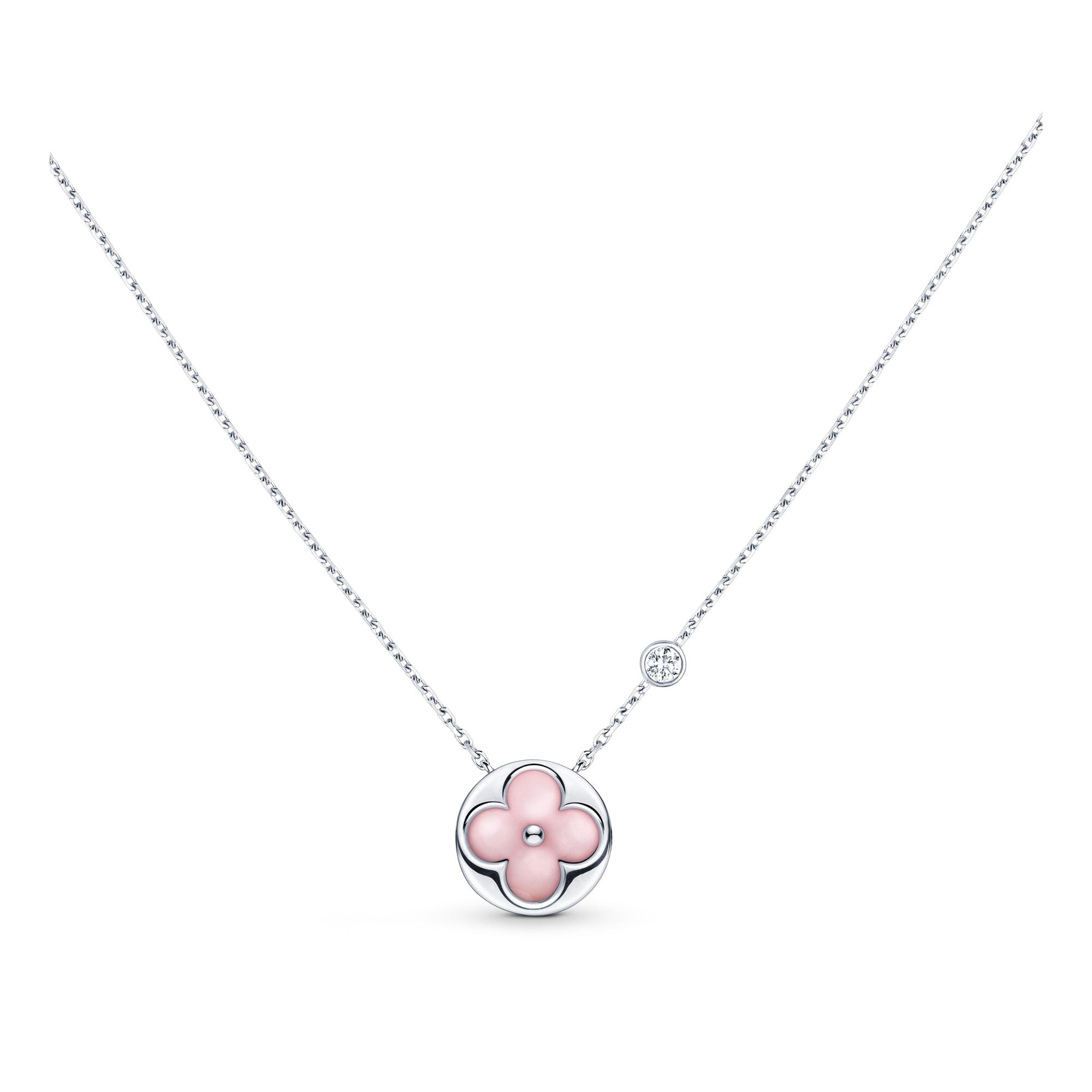 Pendente Color Blossom Bb Sun, oro bianco, opale rosa e diamante  Gioielli Categorie Tutta la Gioielleria | LOUIS VUITTON (Zoom prodotto)