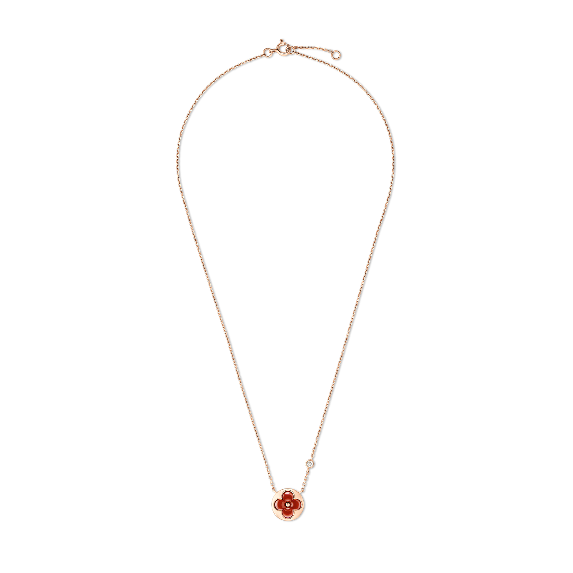 Pendente Color Blossom BB Sun, oro rosa, corniola e diamante  Gioielli Categorie Collane e Ciondoli | LOUIS VUITTON (Zoom prodotto)