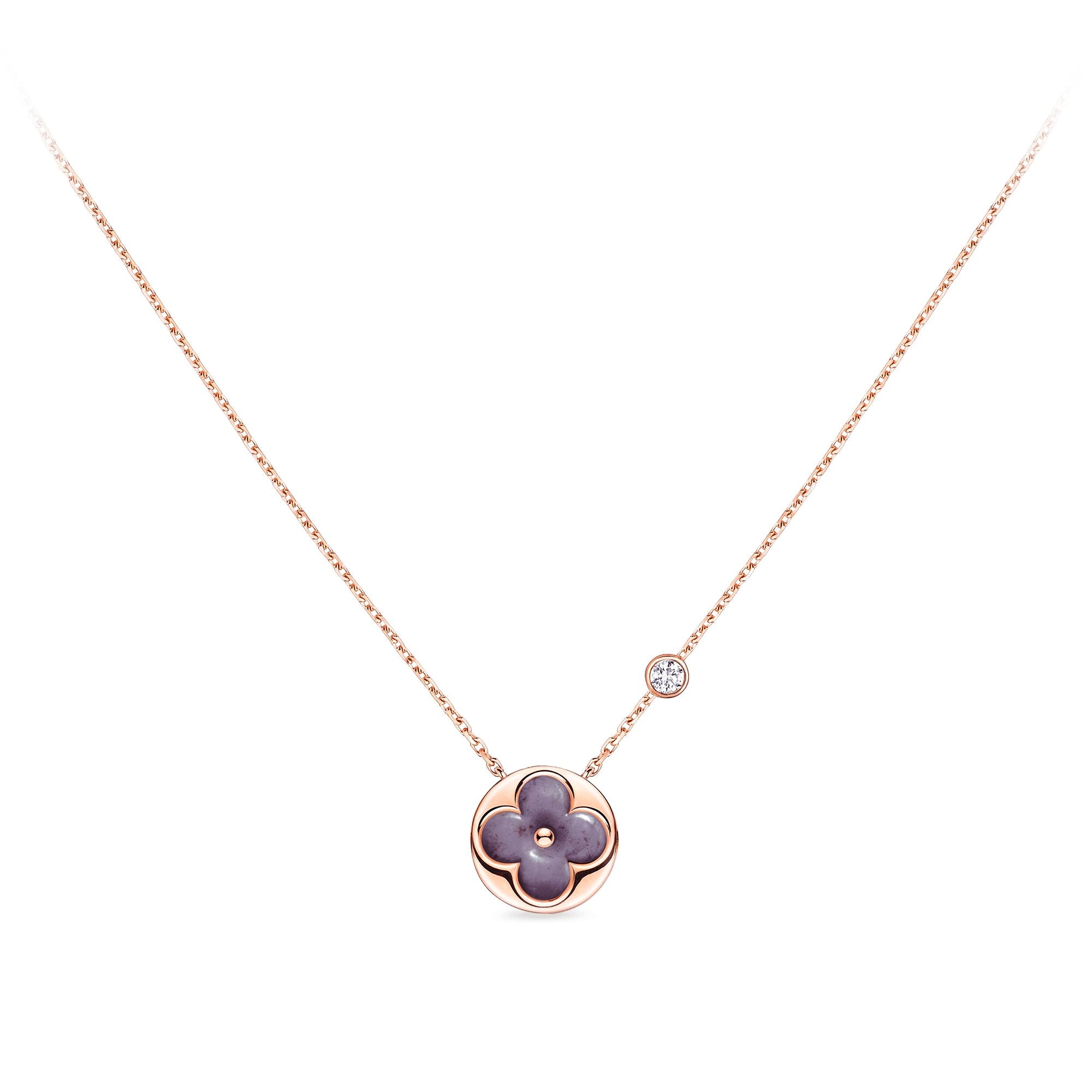 PENDENTE COLOR BLOSSOM BB SUN, ORO ROSA, GIADEITE E DIAMANTE  Gioielli Categorie Tutta la Gioielleria | LOUIS VUITTON (Zoom prodotto)