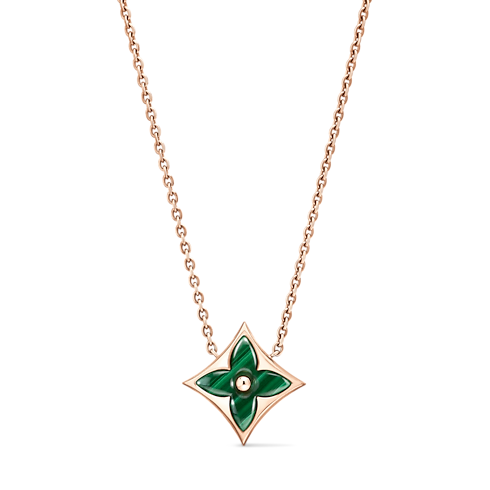 Pendente Color Blossom M Star, oro rosa e malachite Gioielli Categorie Collane e Ciondoli | LOUIS VUITTON (Zoom prodotto)
