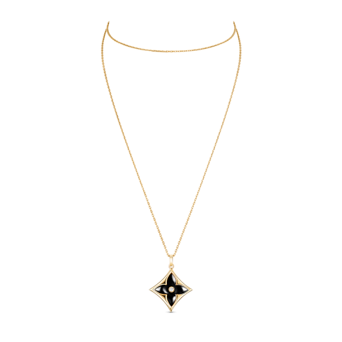 Pendente Color Blossom XL in oro giallo, onice e diamante Gioielli Categorie Collane e Ciondoli | LOUIS VUITTON (Zoom prodotto)