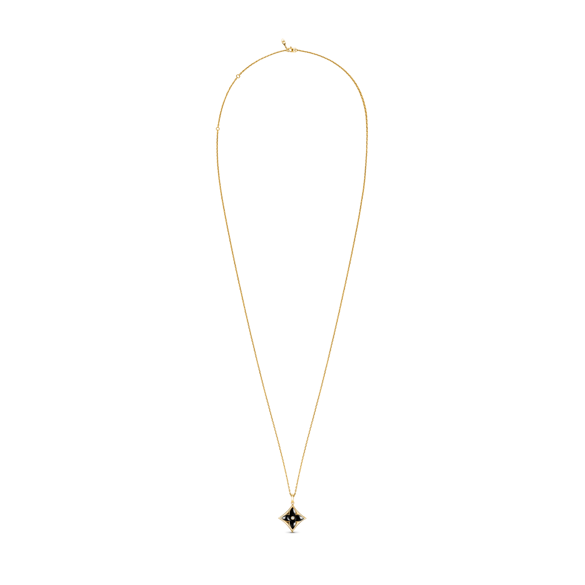Pendente Color Blossom XL in oro giallo, onice e diamante  Gioielli Categorie Collane e Ciondoli | LOUIS VUITTON (Zoom prodotto)