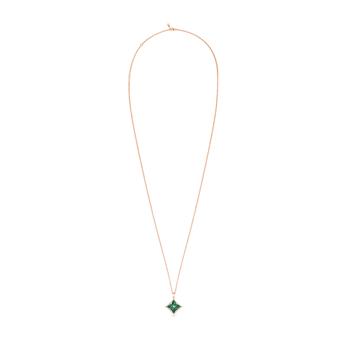 Pendente Color Blossom XL, oro rosa, malachite e diamante Gioielli Categorie Collane e Ciondoli | LOUIS VUITTON (Zoom prodotto)