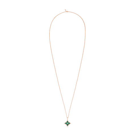 Pendente Color Blossom XL, oro rosa, malachite e diamante Gioielli Categorie Collane e Ciondoli | LOUIS VUITTON (Zoom prodotto)