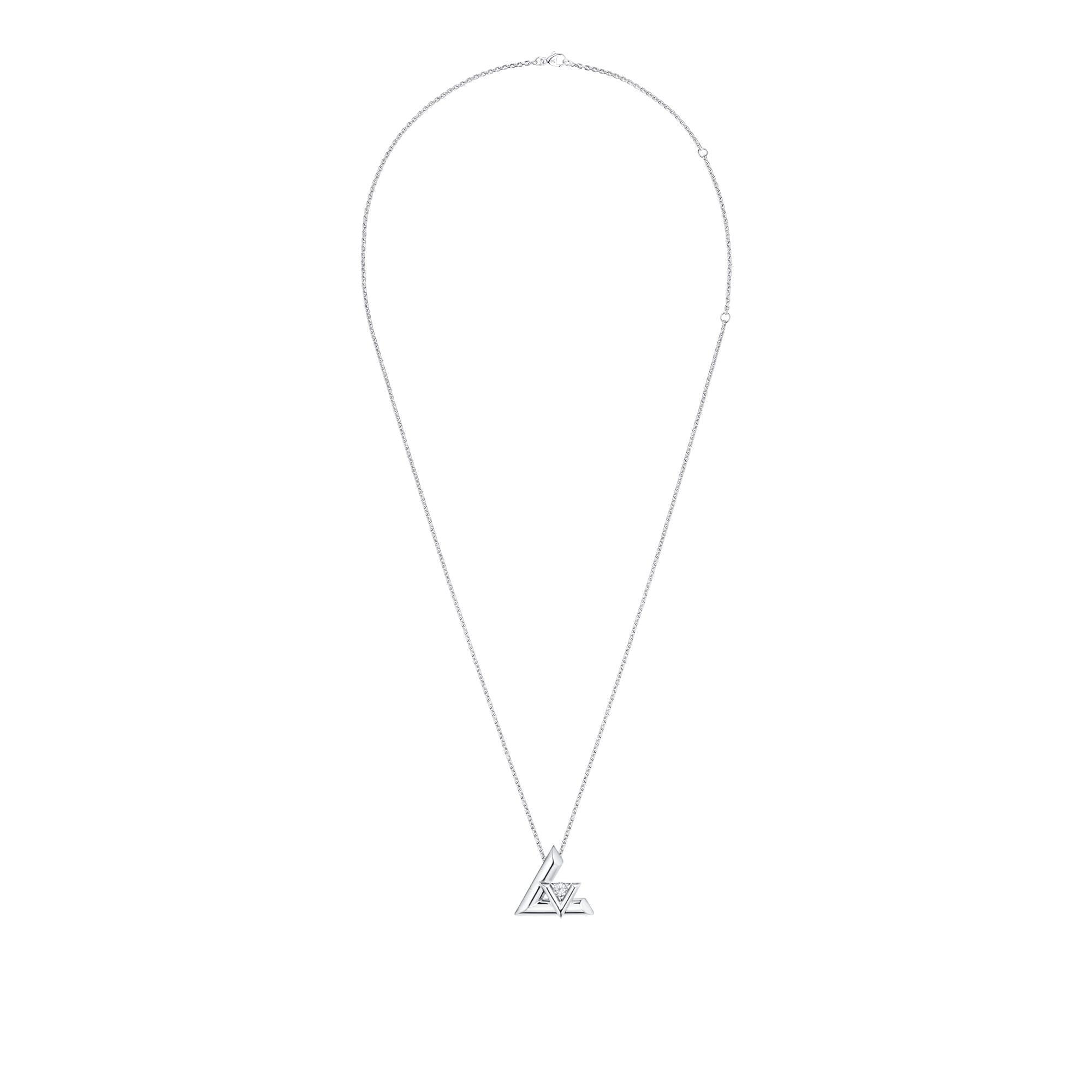 Pendente grande LV Volt One, oro bianco e diamante  Gioielli Categorie Tutta la Gioielleria | LOUIS VUITTON (Zoom prodotto)
