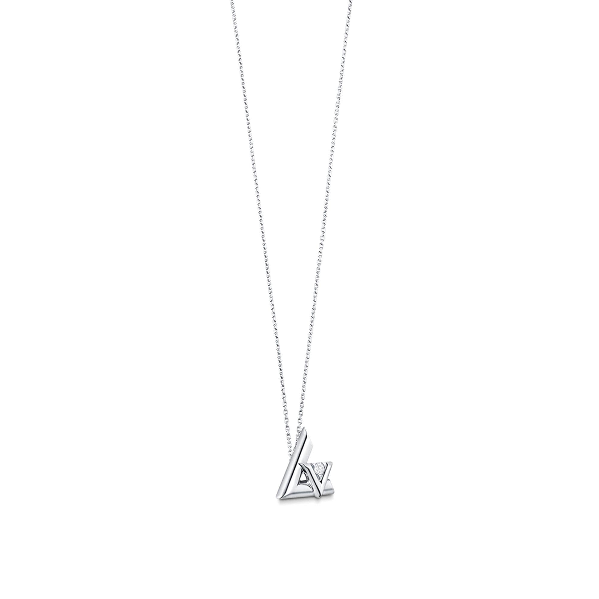 Pendente grande LV Volt One, oro bianco e diamante  Gioielli Categorie Tutta la Gioielleria | LOUIS VUITTON (Zoom prodotto)